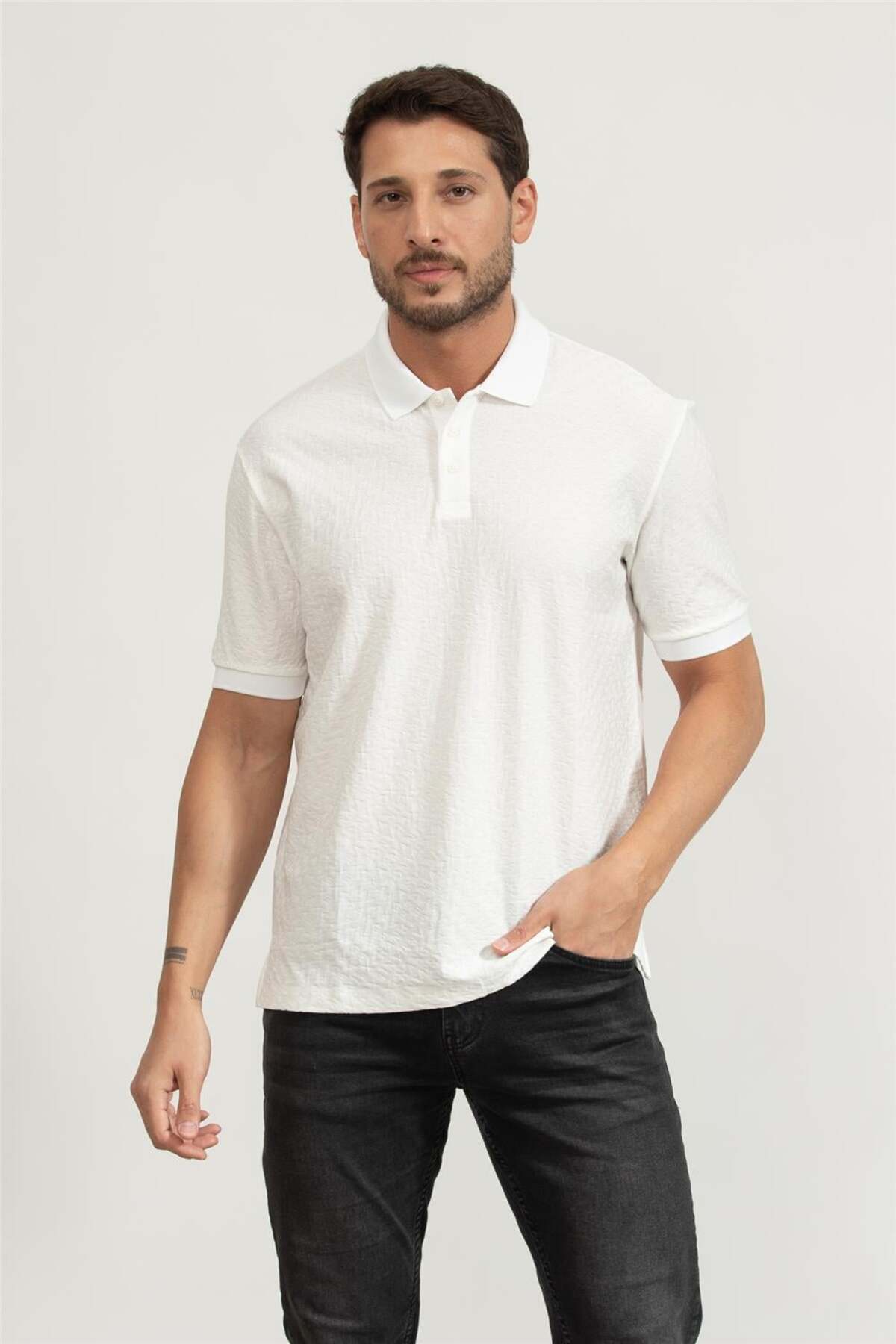 تی شرت مردانه یقه پولو، چند رنگ آرمانی اکسچنج پولوشرت Armani Exchange