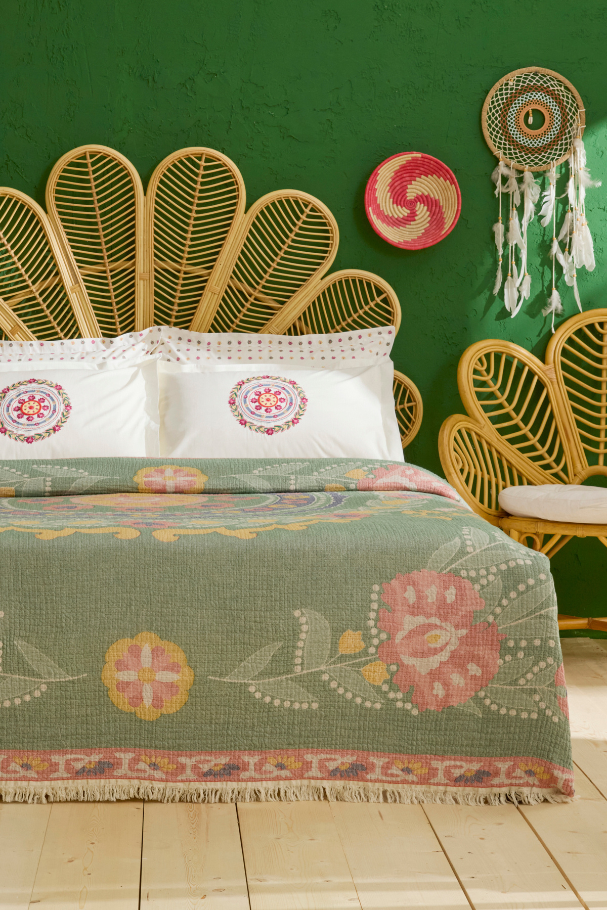 Karaca Home Luneor %100 Pamuk Nish Set Çift Kişilik Pike Takımı