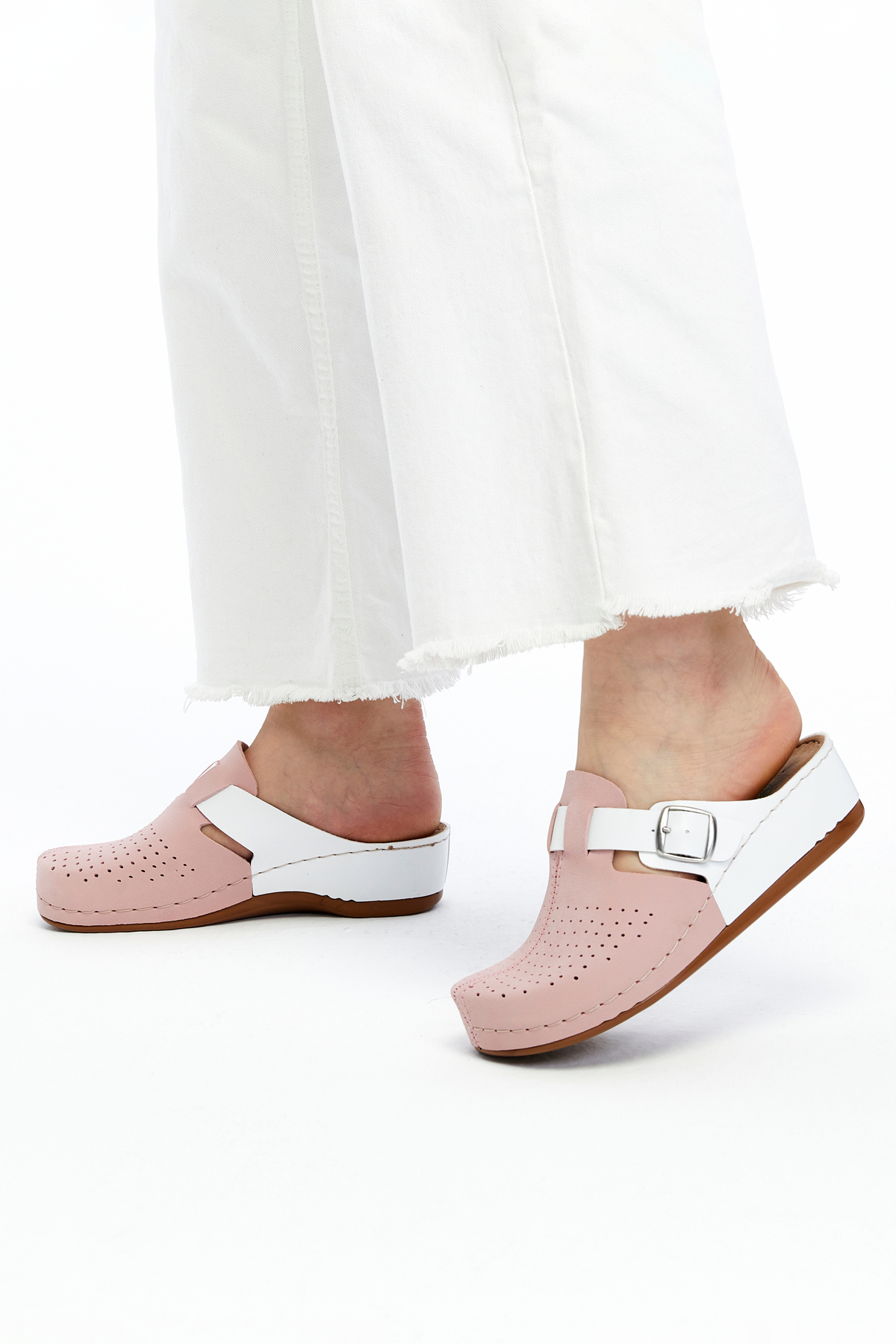 Anatomical Sole Buckle Home Hospital Doctor Nurse Sabo Slippers