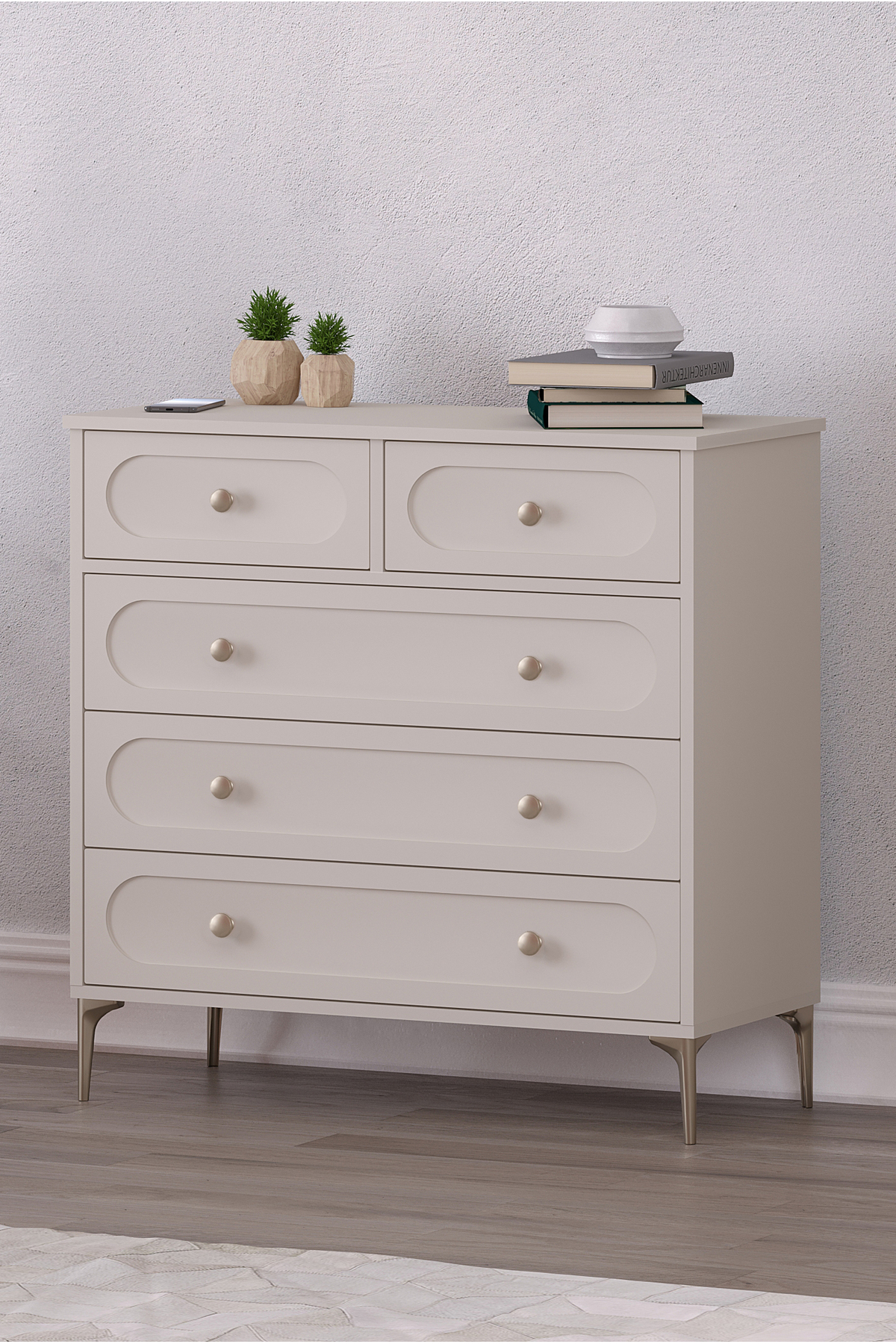 Arya 5 Drawer Dresser