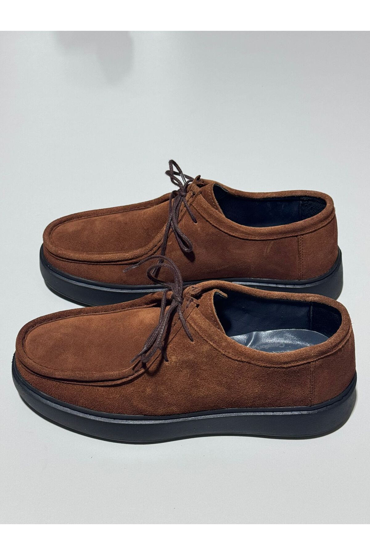 Greyybull Shoes taba süet deri erkek spor ayakkabı görsel 3