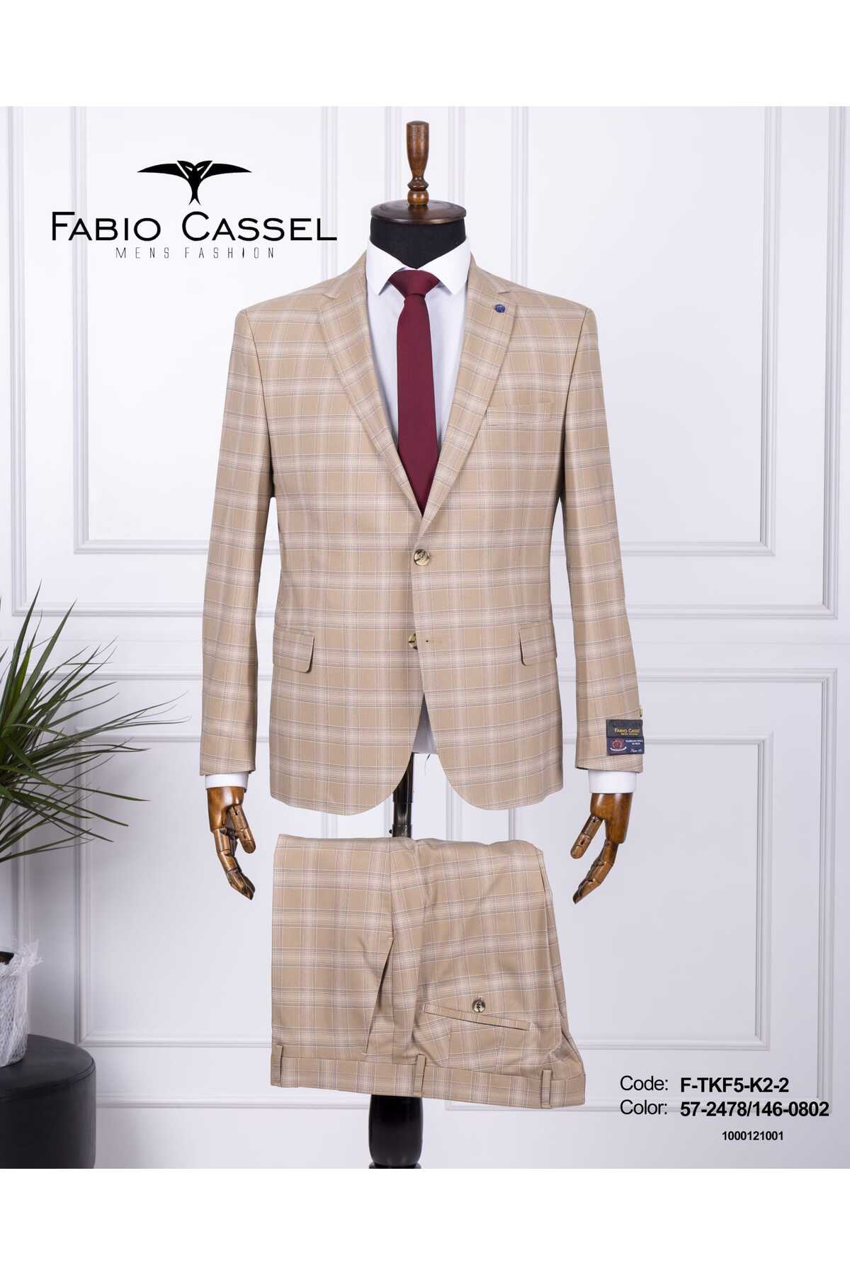 FABIO CASSEL 4 Drop Erkek Takım Elbise –Premium Kumaş görsel 3