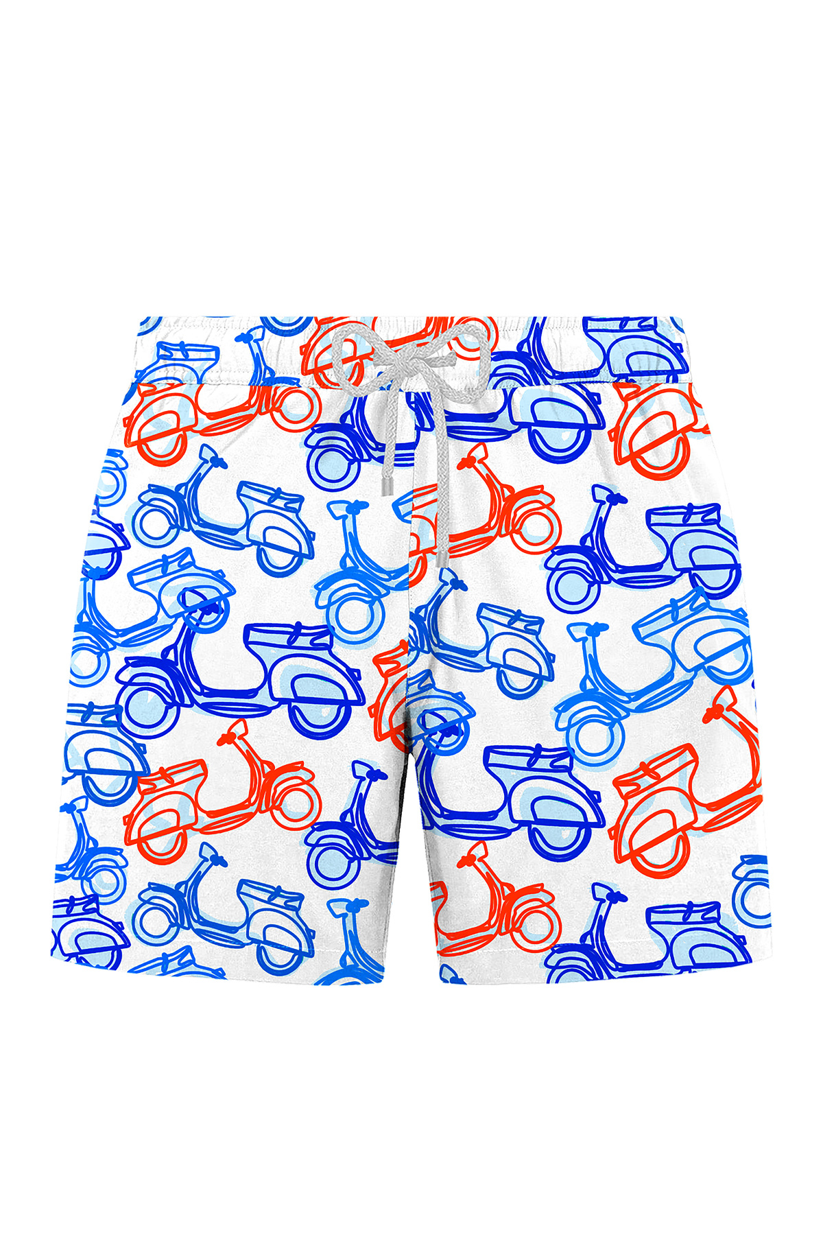 Swimwear - Printed Patterned Sea Shorts