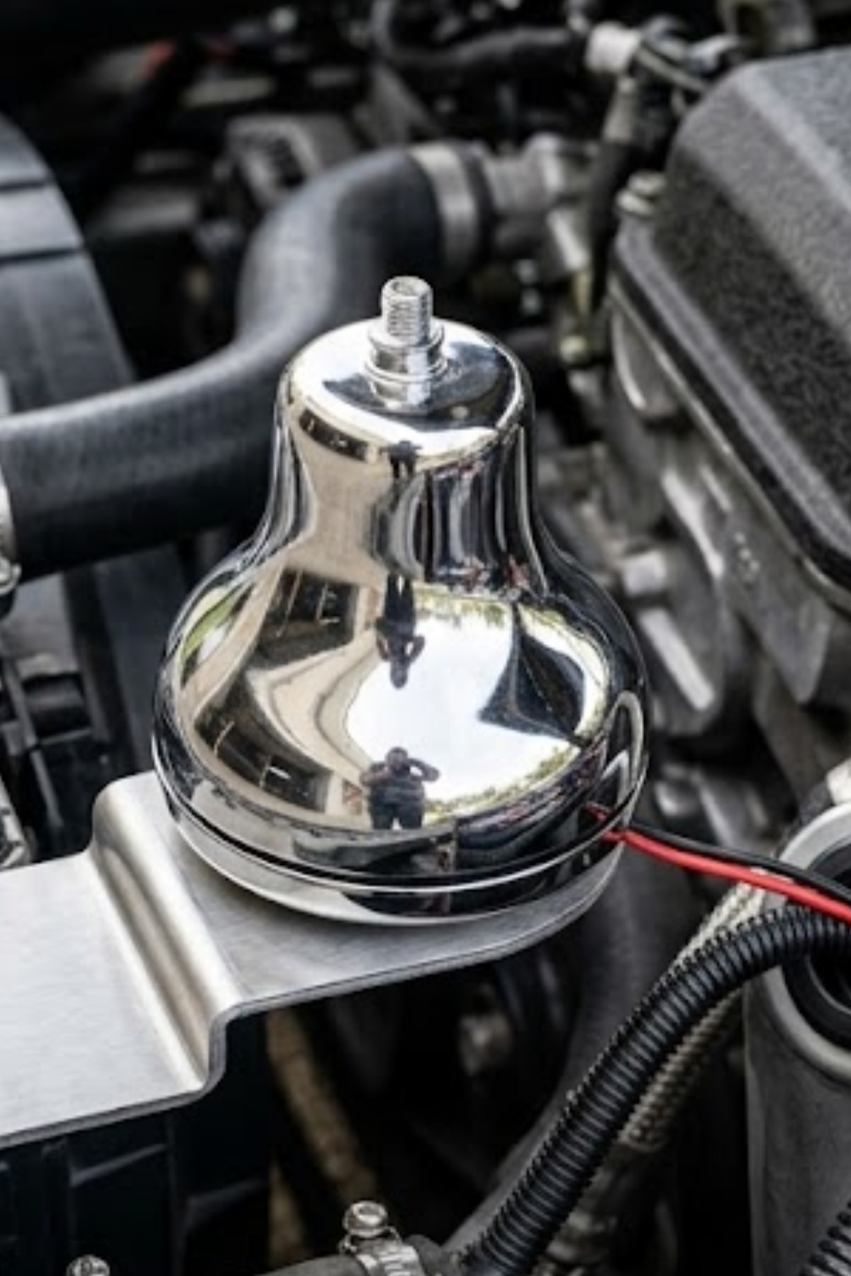 MEGAHAWK 12V Krom Çan Korna Metal Gövde Güçlü Ses Evrensel Oto