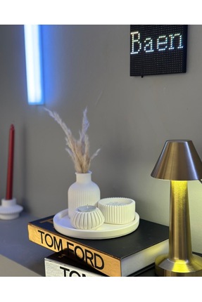 Baen Decor Dekoratif çizgili set / modern tasarım