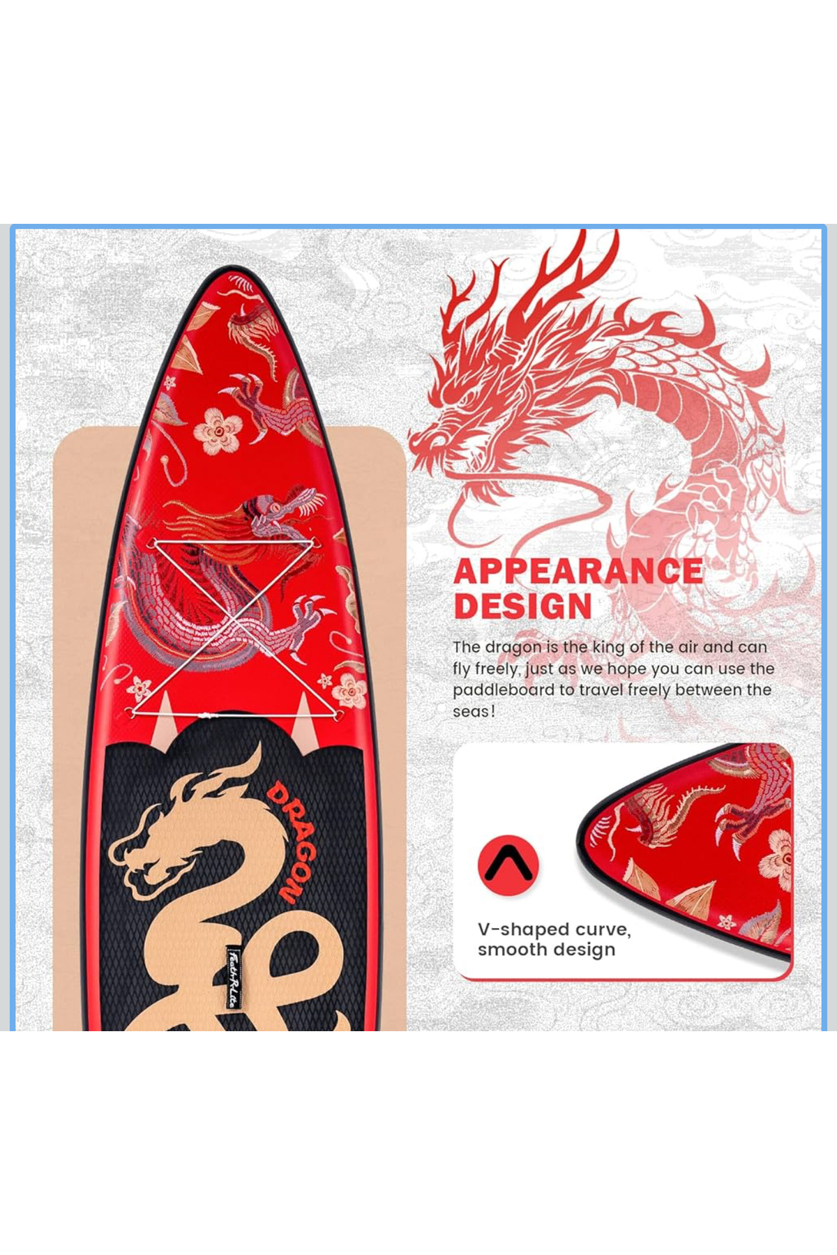 Funwater FEATH-R-LITE DRAGON ADVENTURE STAND UP PADDLE BOARD /SUP