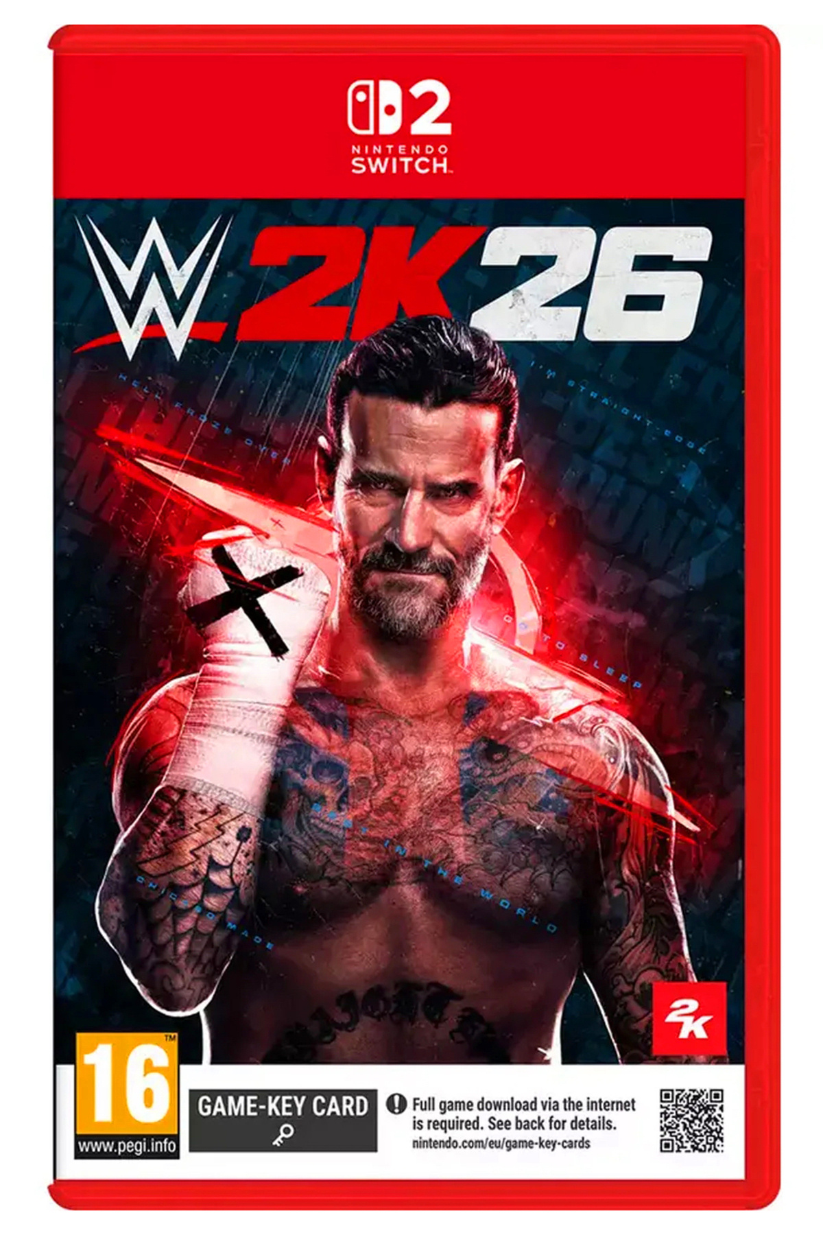 Nintendo Switchソフト Nintendo Switch 2 WWE 2K26 – Switch 2 - FİZİKİ KARTUŞ GÖNDERİLİR