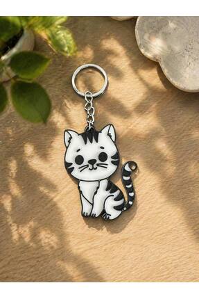 Store 2D BASKI KEDİ ANAHTARLIK