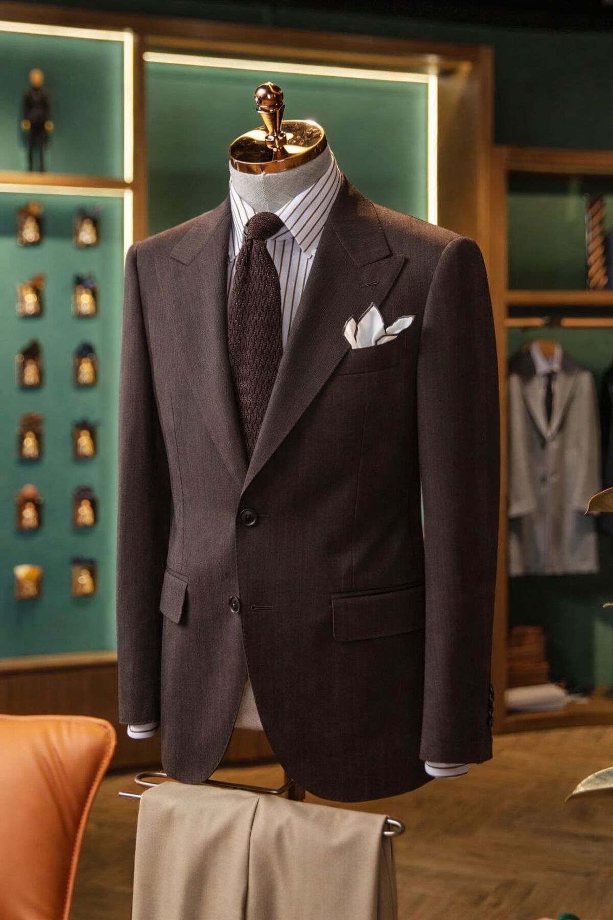 ilayda emir Blazer, Swallow Collar, Slim Fit, Men's Suit