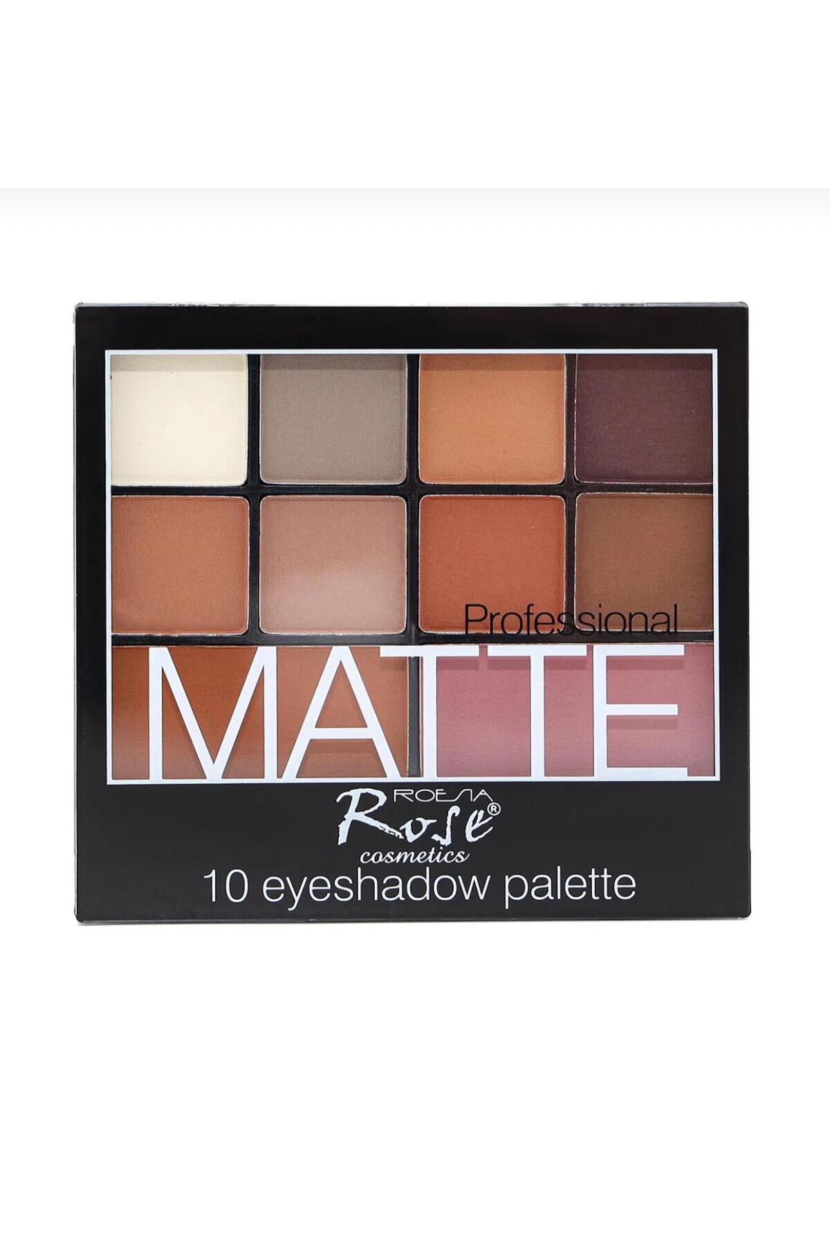 Ronassı Cosmetics 10 Eyeshadow Palette Professional Matte Far Paleti no:3 — 85 — تصویر 2 از 2