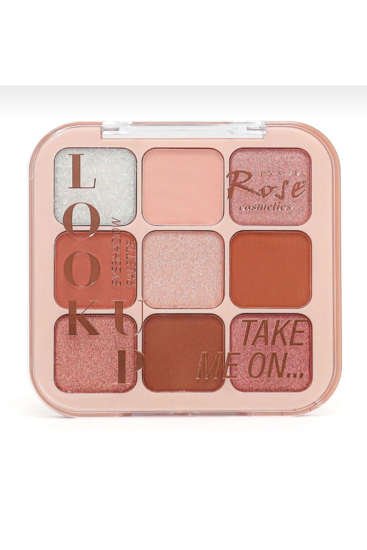 Roena Rosea Cosmetics Look Up Eyeshadow Palette Take Me On 9 Renkli Far Paleti no:3 — 887 — تصویر 2 از 2