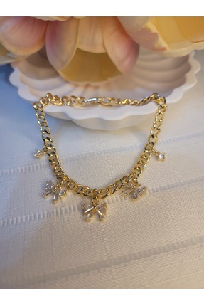 JEWELRY VİP Altın Kaplama Bileklik (Kurdale) 17 cm
