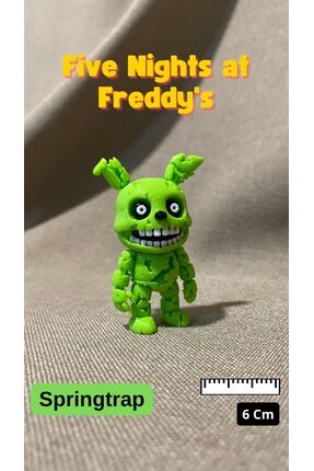 3D Ekspres Springtrap Oynar Eklemli Figür Five Nights at Freddy's 6 Cm