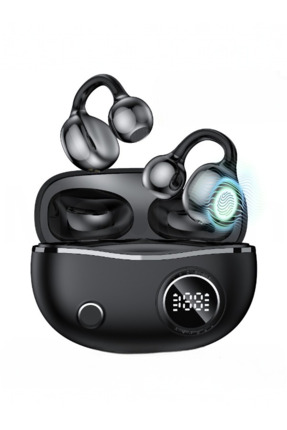 Deppo Trend Bluetooth Küpe Kulaklık Dijital LED Gösterge Kablosuz Sporcu Kula...