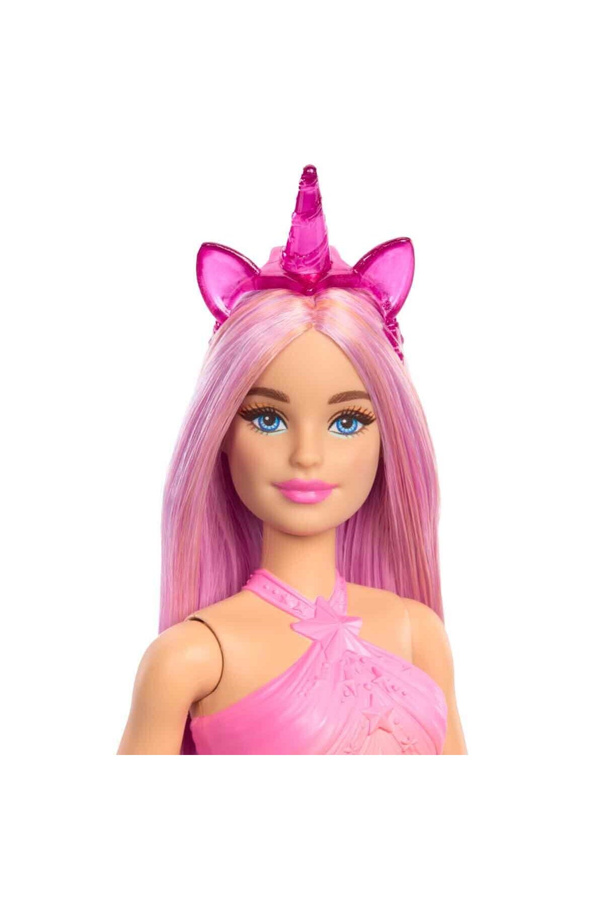 Barbie Unicorn Temalı Pembe Saçlı Bebek HRR13 - Fiyatı
