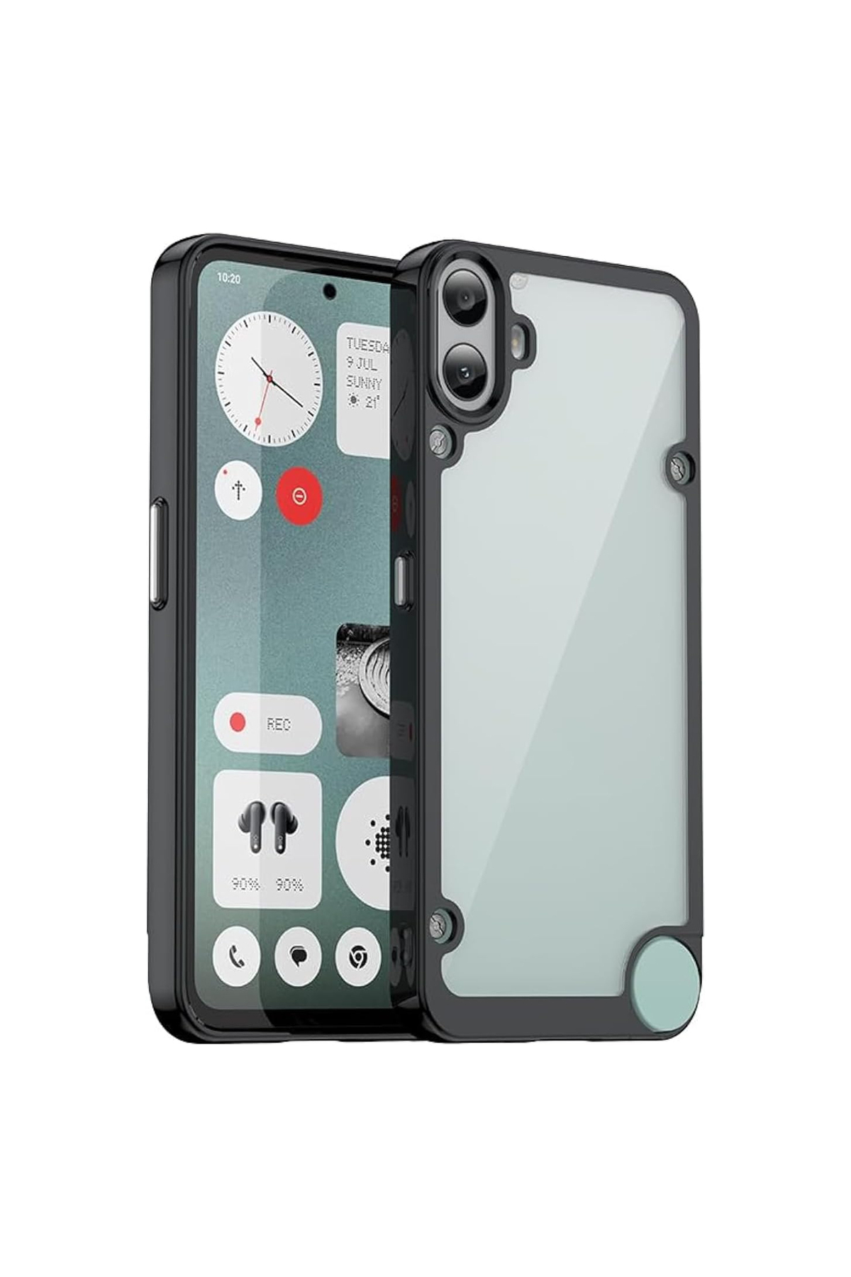 CMF Phone1 128GB 美品 ケース付き CaseOnn Nothing CMF Phone 1 Kılıf Kamera Korumalı Darbe Emici