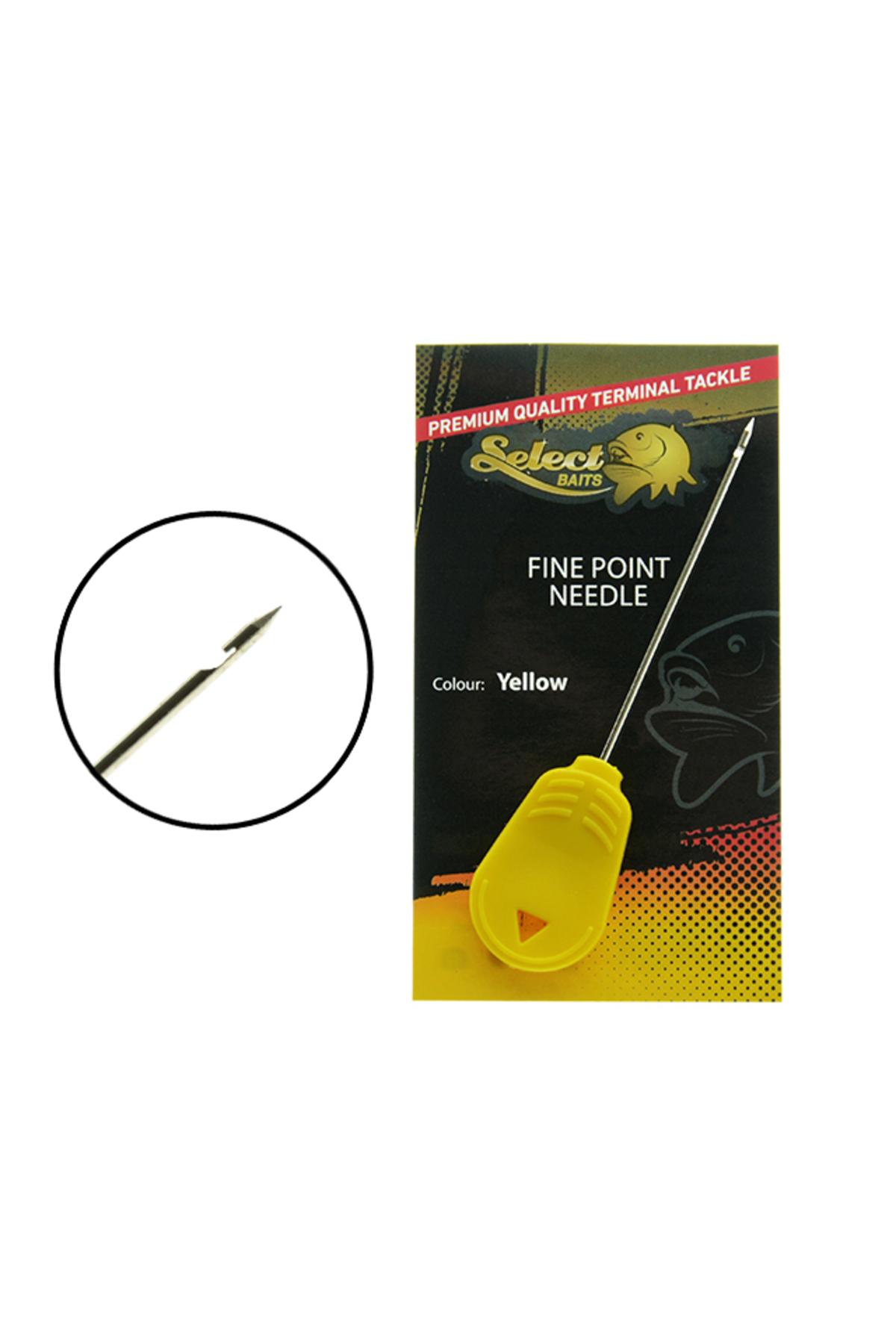 Ace pentru fir - Croseta Select Baits Fine Point Needle Yellow