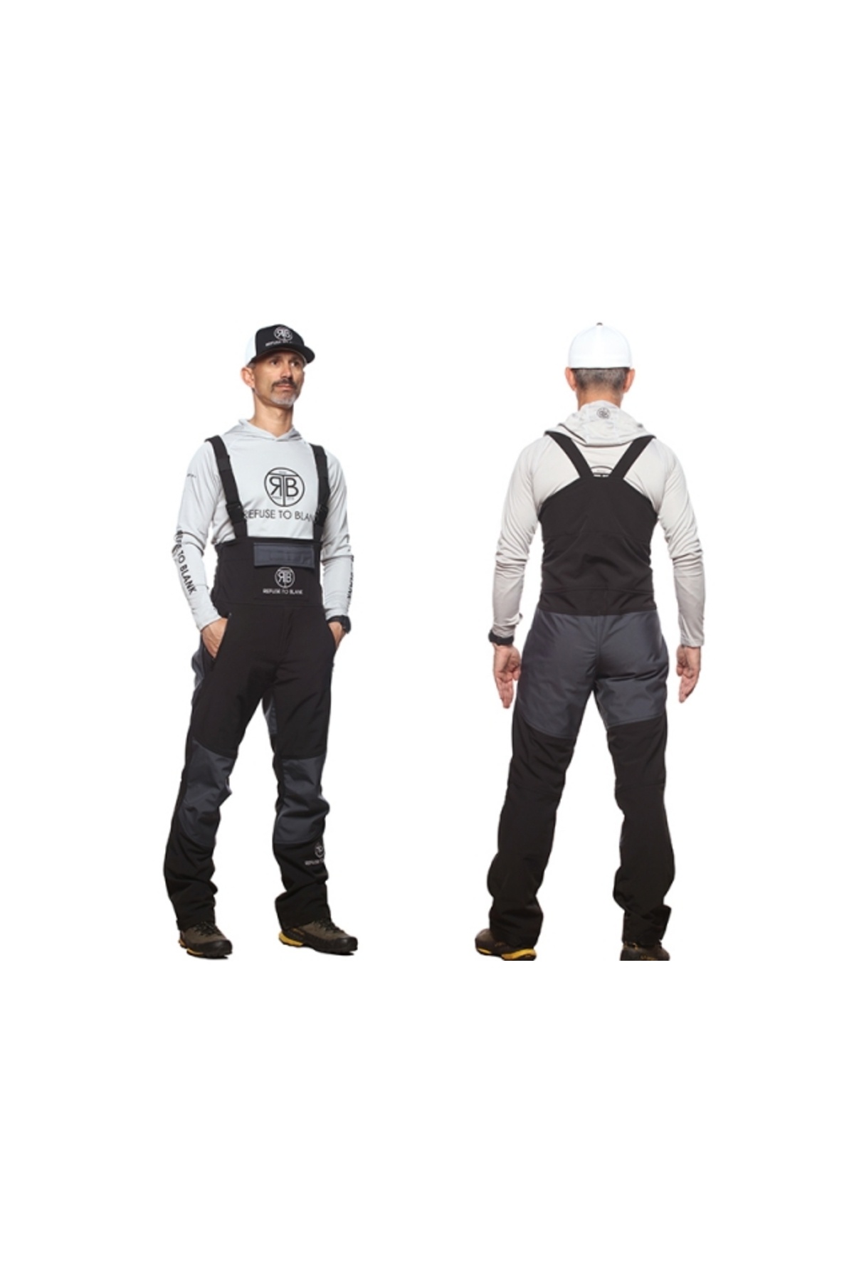 Salopeta RTB New Wave Softshell Fleece Insulated Grey/Black Bib'n'Brace S [2]