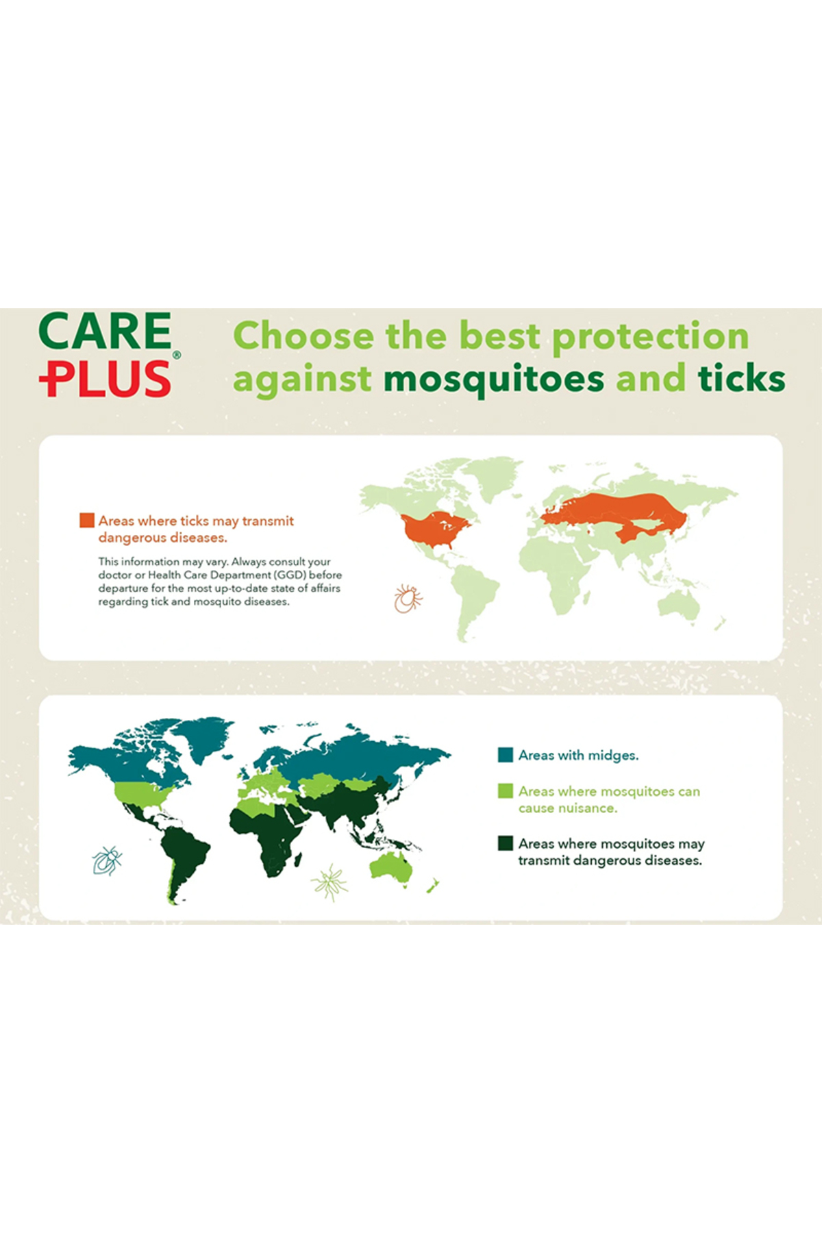 Spray anti-insecte Care Plus Anti-Insect DEET 40% Spray 60ml 60ml [1]