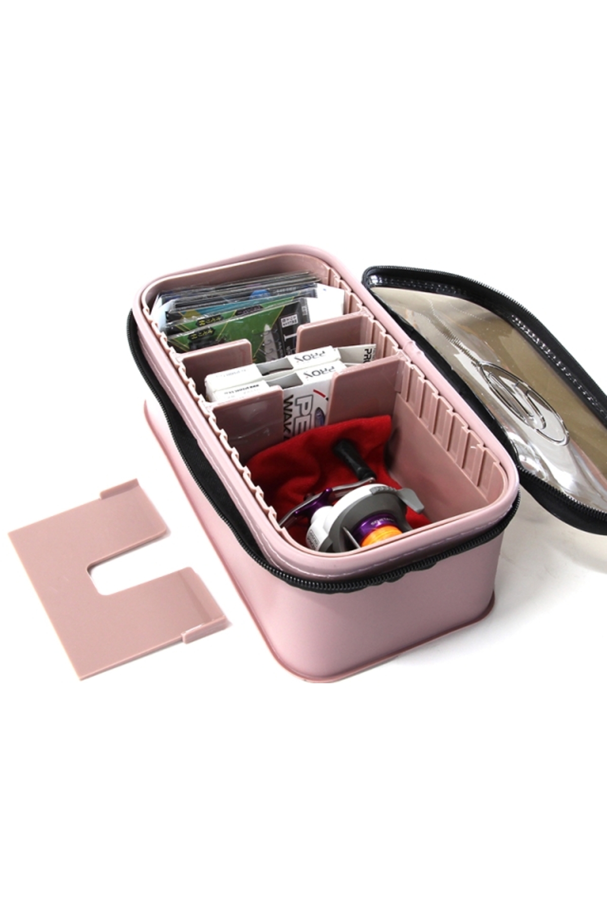 PROX Bakkan EVA Compact Tackle Case PX440MOR Old Rose Medium [2]