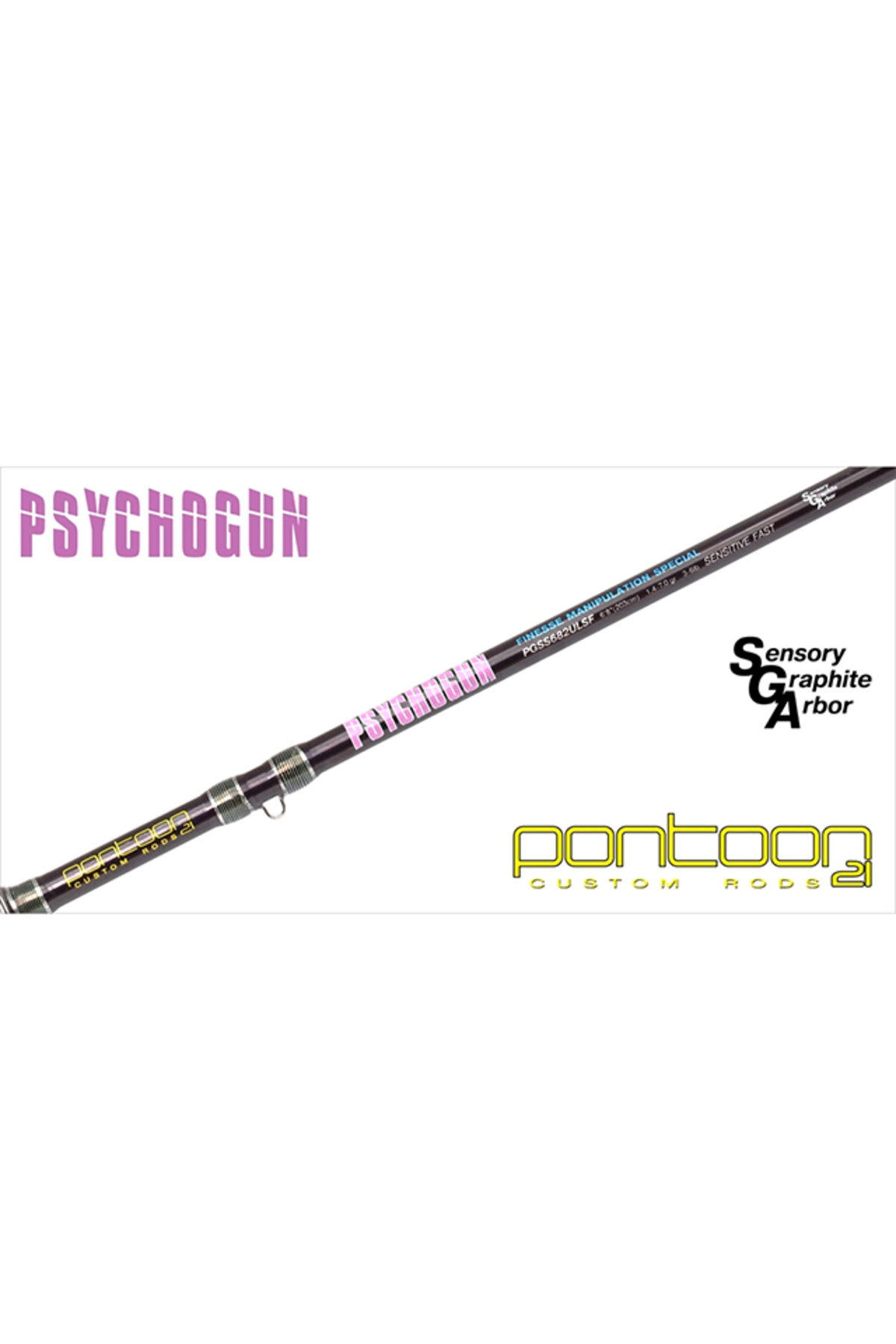 Lanseta Pontoon21 Psychogun PGSS692LLSF 2.06m 1.8-10.5g Fast Psychogun 2.06m 1.8-10.5g [2]