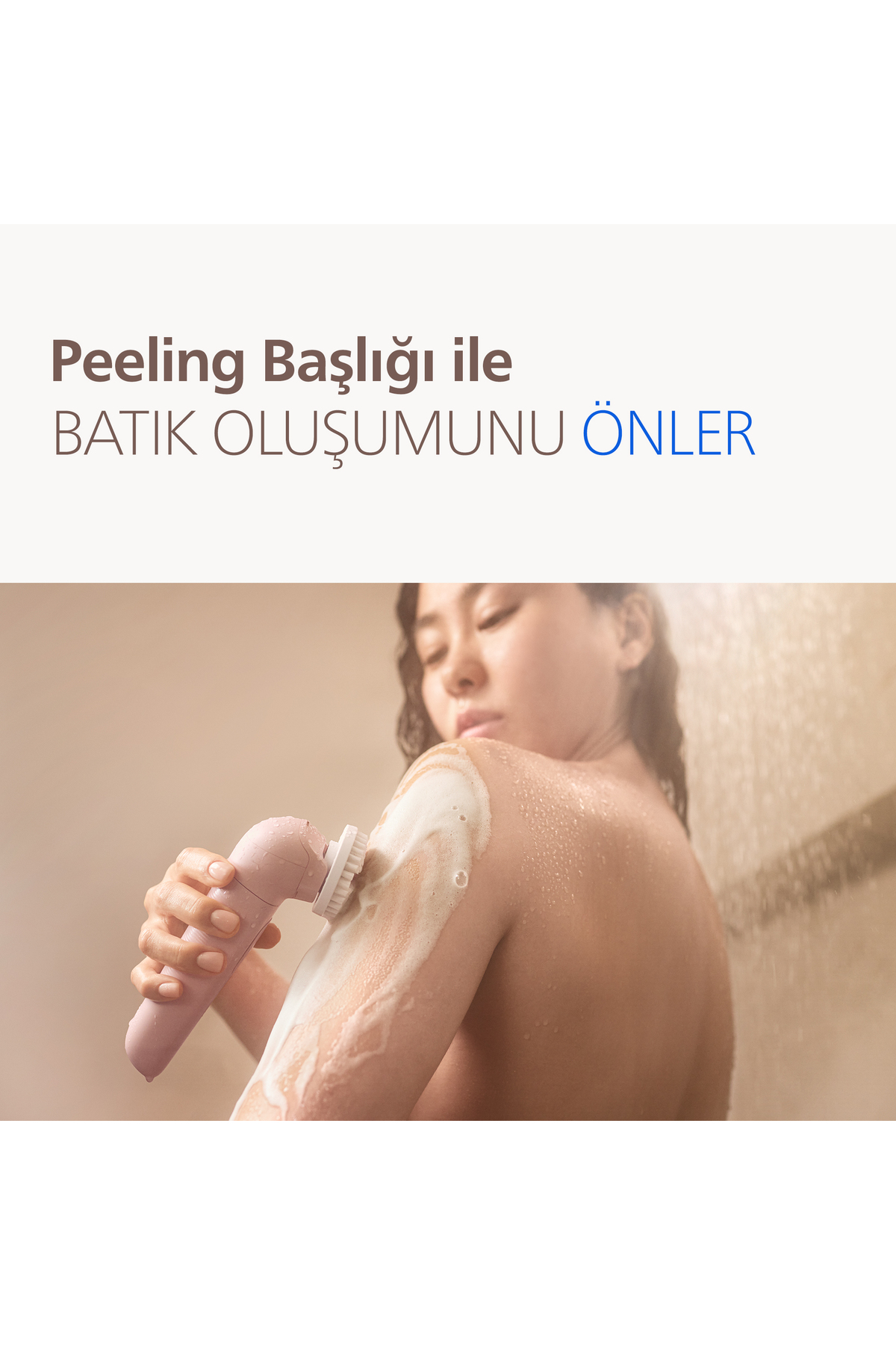 9000 Serisi BRE718/05 Tüm Vücut Epilatör Seti, Islak&Kuru, Kablosuz, Tıraş Başlığı, Peeling Fırçası — تصویر 6 از 8