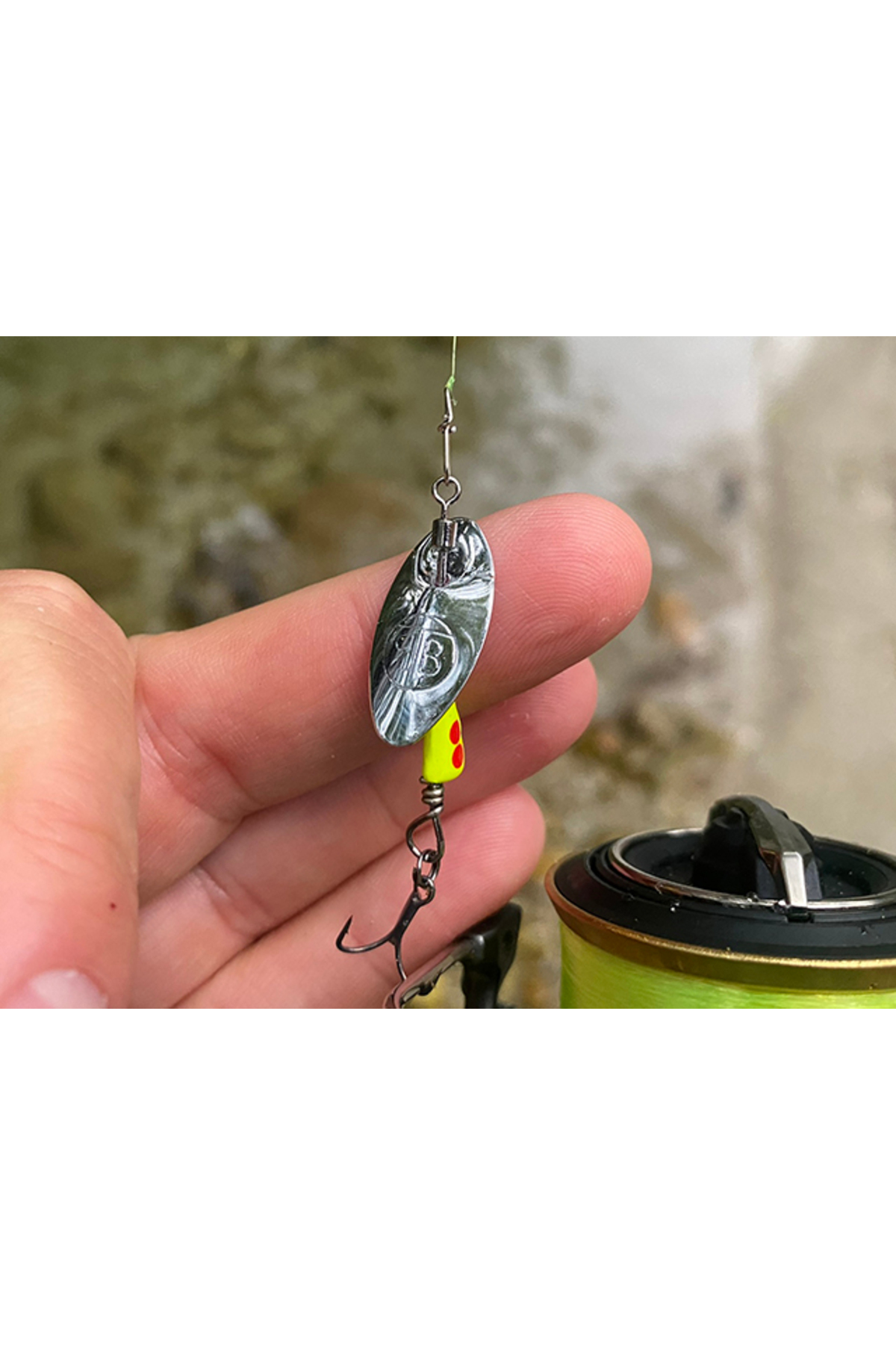 Lingurita rotativa RTB InLine Spinner #3 3.5g #11 Black Blade #3 3.5g #11 Black Blade [2]