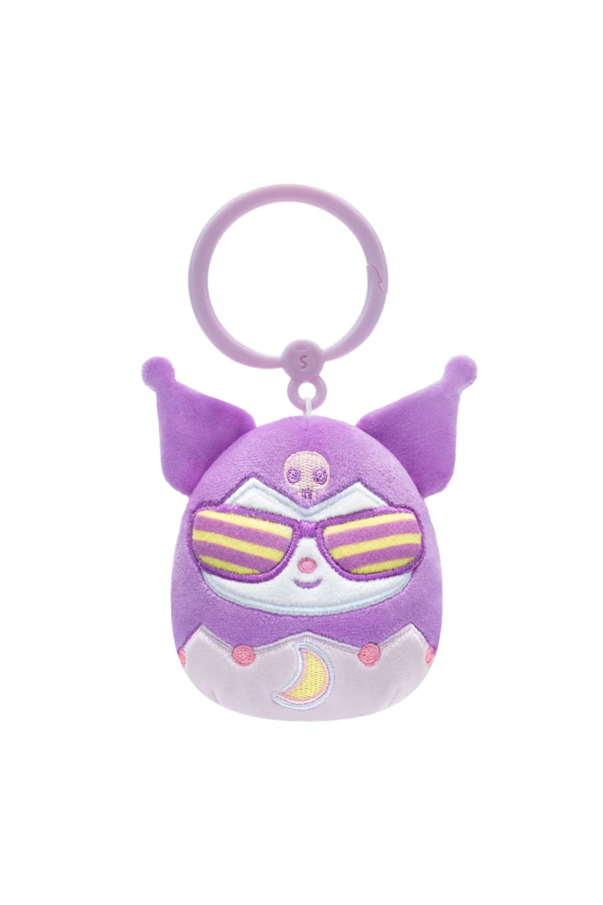 Squishmallows Hello Kitty Serisi Klipsli - Kuromi 9 cm SN01326
