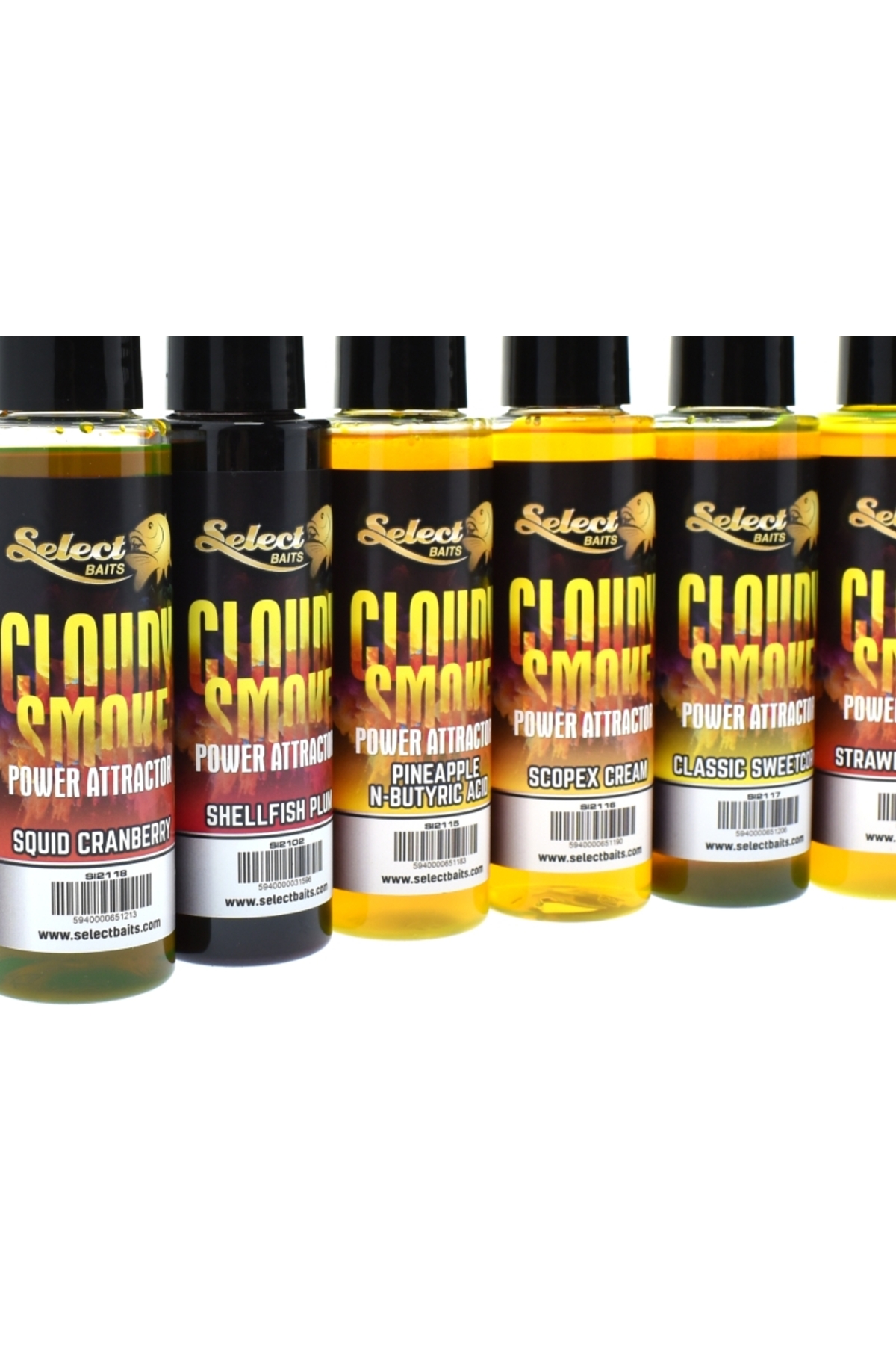 Select Baits lichid Cloudy Smoke Shellfish Plum 115ml [2]