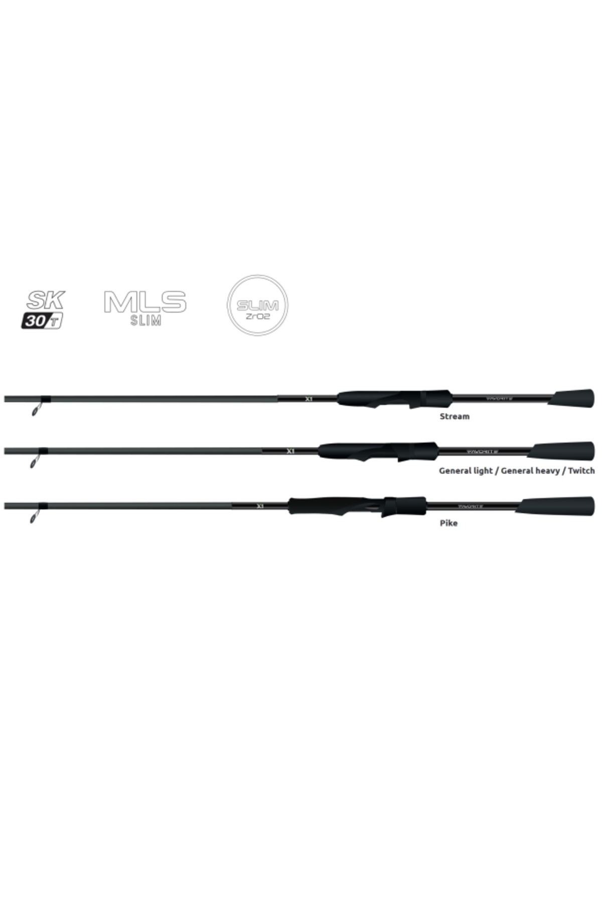 Lanseta Favorite X1 Heavy X1.1-902H 2.74m 18-56g Ex-Fast X1 Heavy 2.74m 18-56g [1]