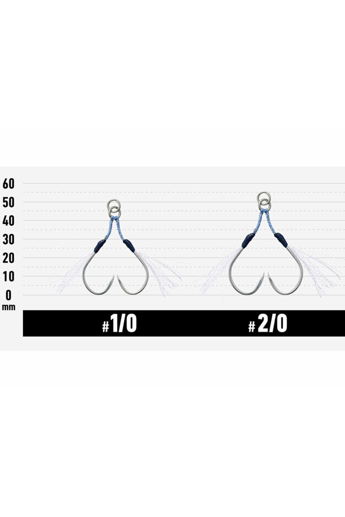 Carlige Vanfook JGR-45 Jigen Glitter Assist Short Hooks #2/0 [2]