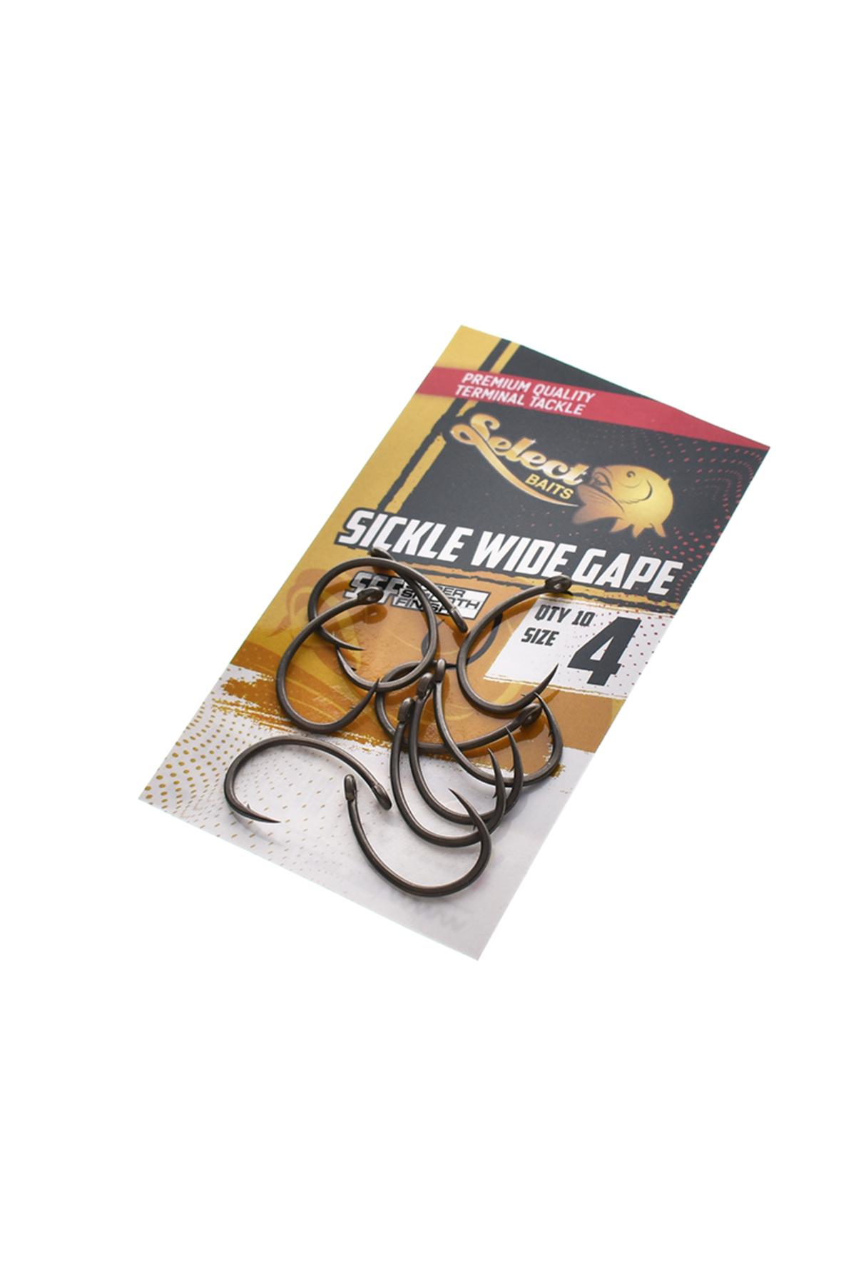 Carlige Select Baits Sickle Wide Gape SSF Hooks #4 [1]