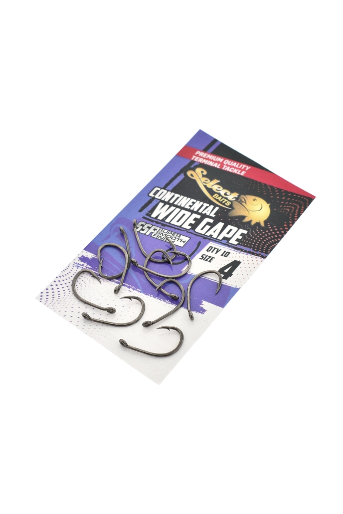 Carlige Select Baits Continental Wide Gape SSF Hooks #4 [1]