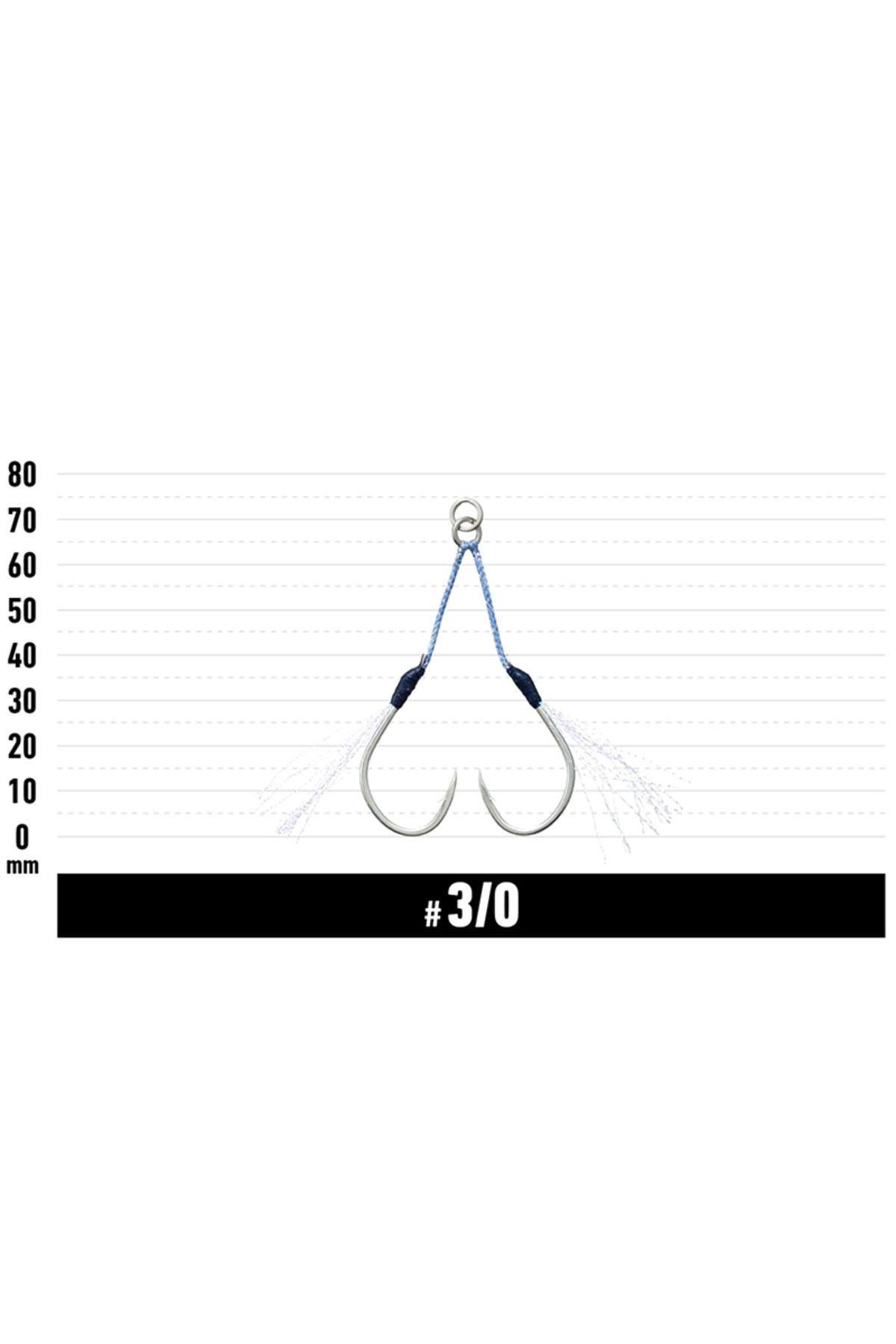 Carlige Vanfook JGR-45 Jigen Glitter Assist Standard Hooks #3/0 [2]