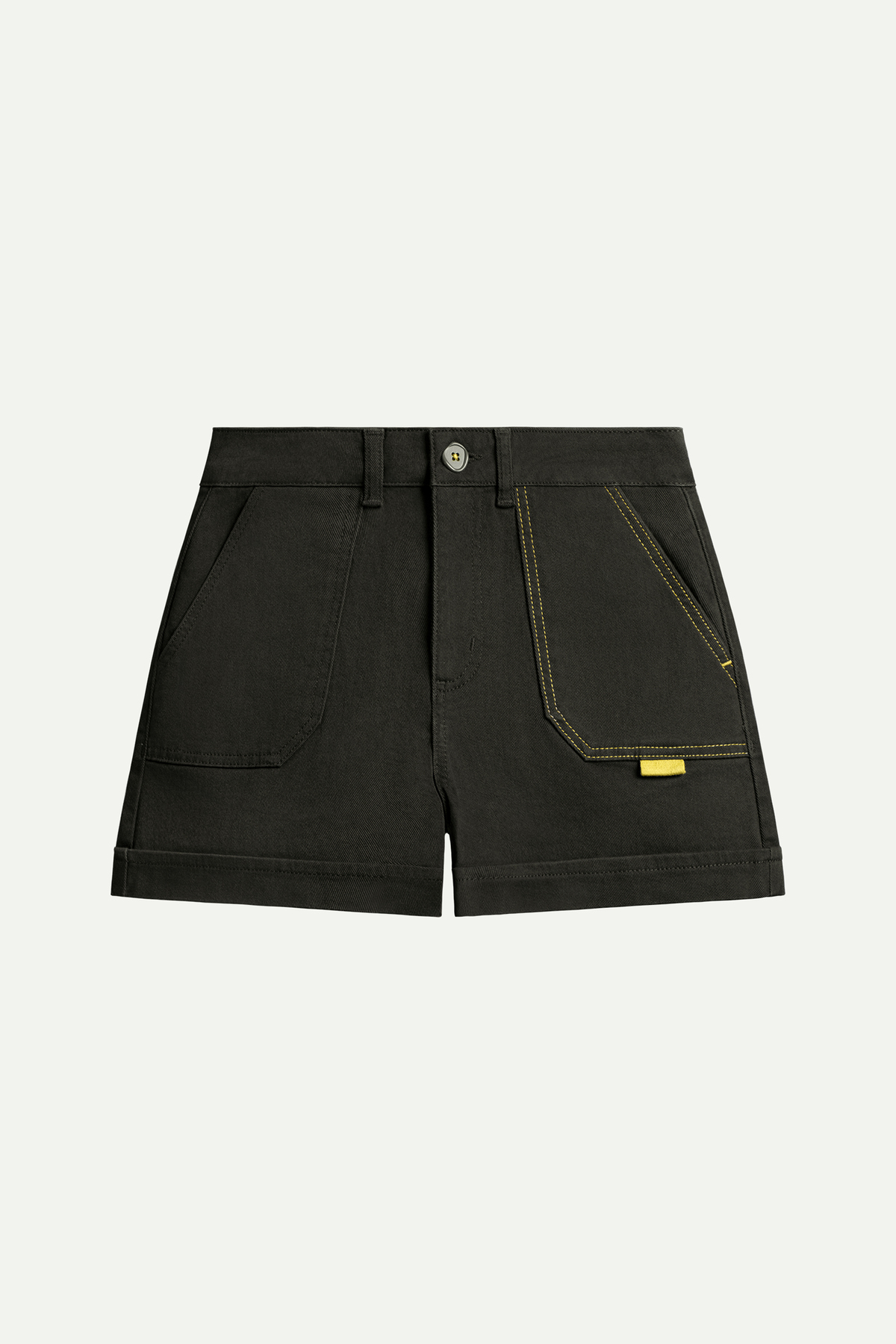 Women's Straight Fit Shorts - Moute - Asphalt