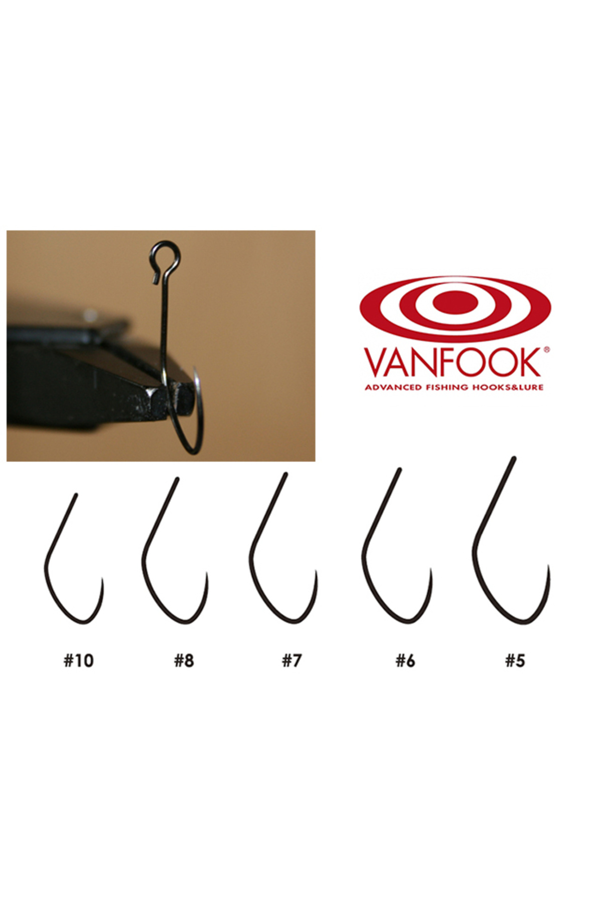 Carlige Vanfook SP-31 Zero Expert Barbless Hooks #10 [2]