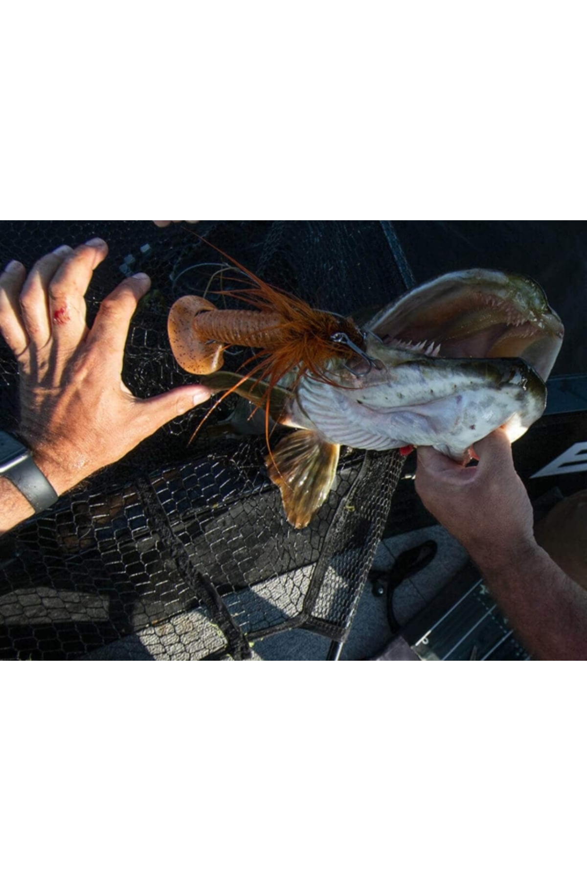 Coada de rezerva Blackbay Blacktail Curly L 19cm 55g White Pearl 19cm 55g White Pearl [3]