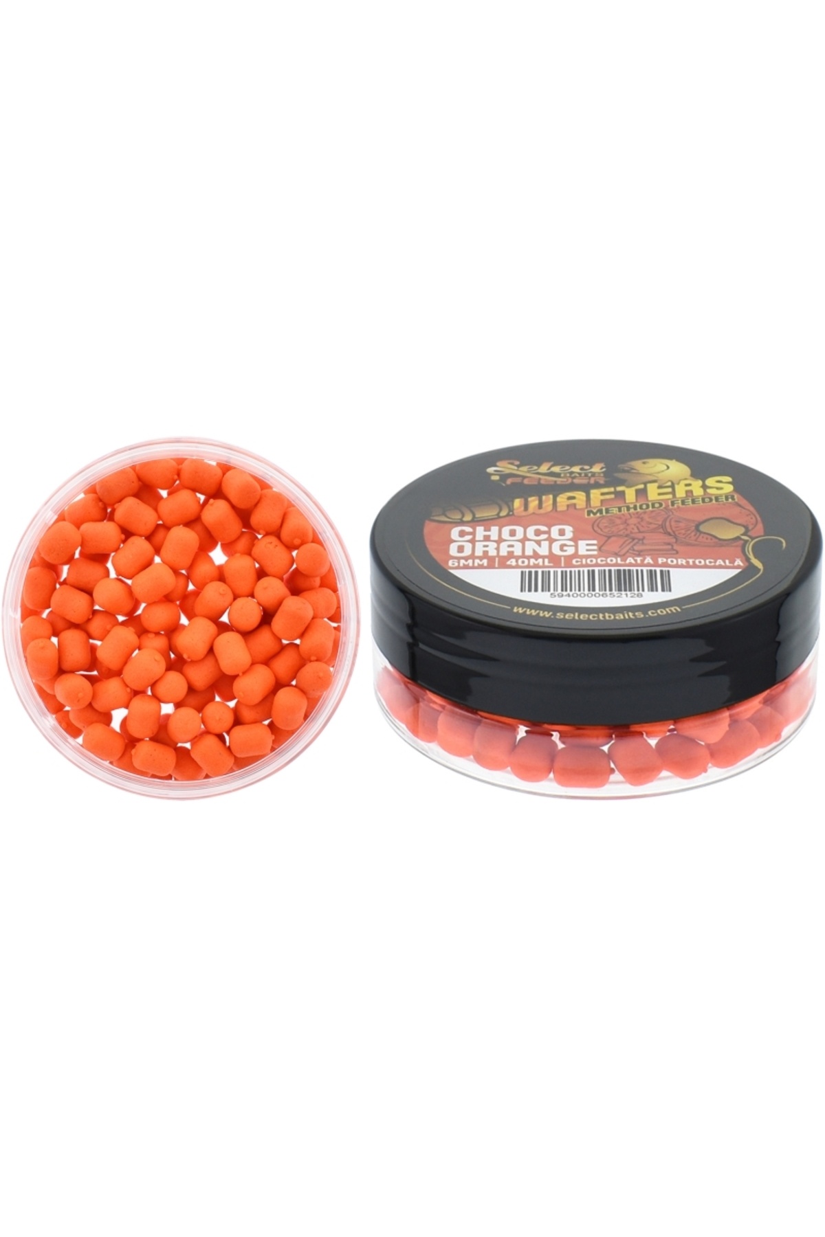 Nălucă - Momeli critic echilibrate Select Baits Method Feeder Wafters Choco Orange 4mm