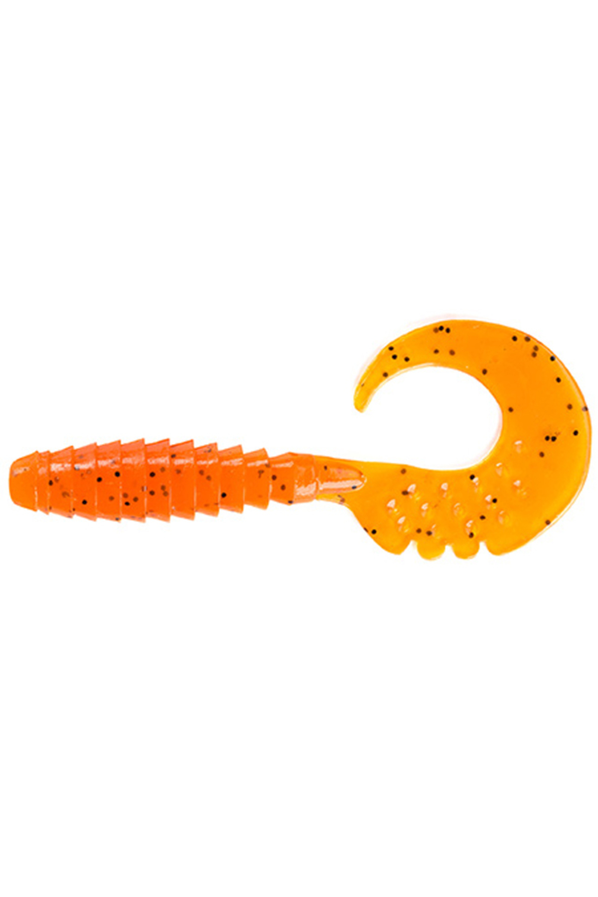Nălucă - FishUp Fancy Grub 5cm #049 Orange Pumpkin Black 5cm #049 Orange Pumpkin Black