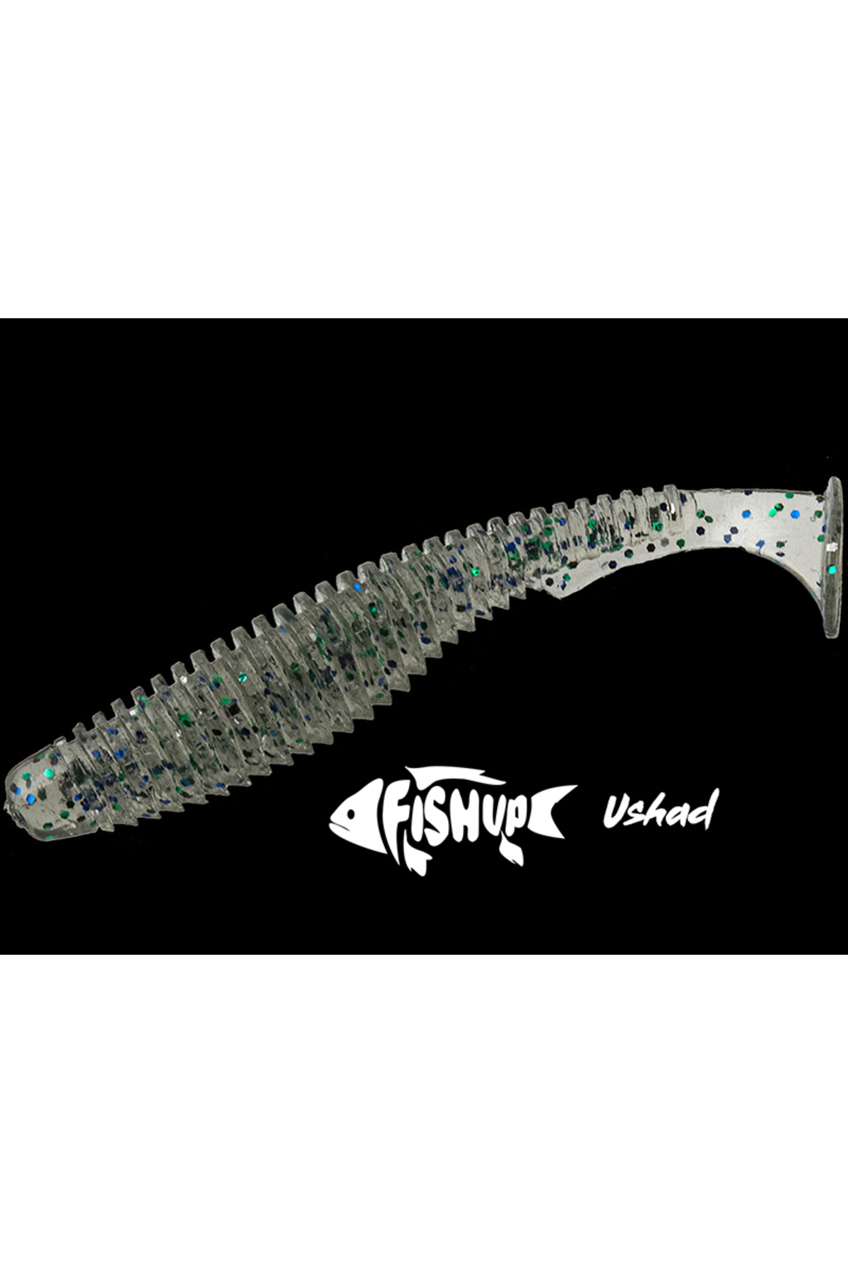 FishUp U-Shad 10.1cm #221 Violet Lime 10.1cm Violet Lime [2]