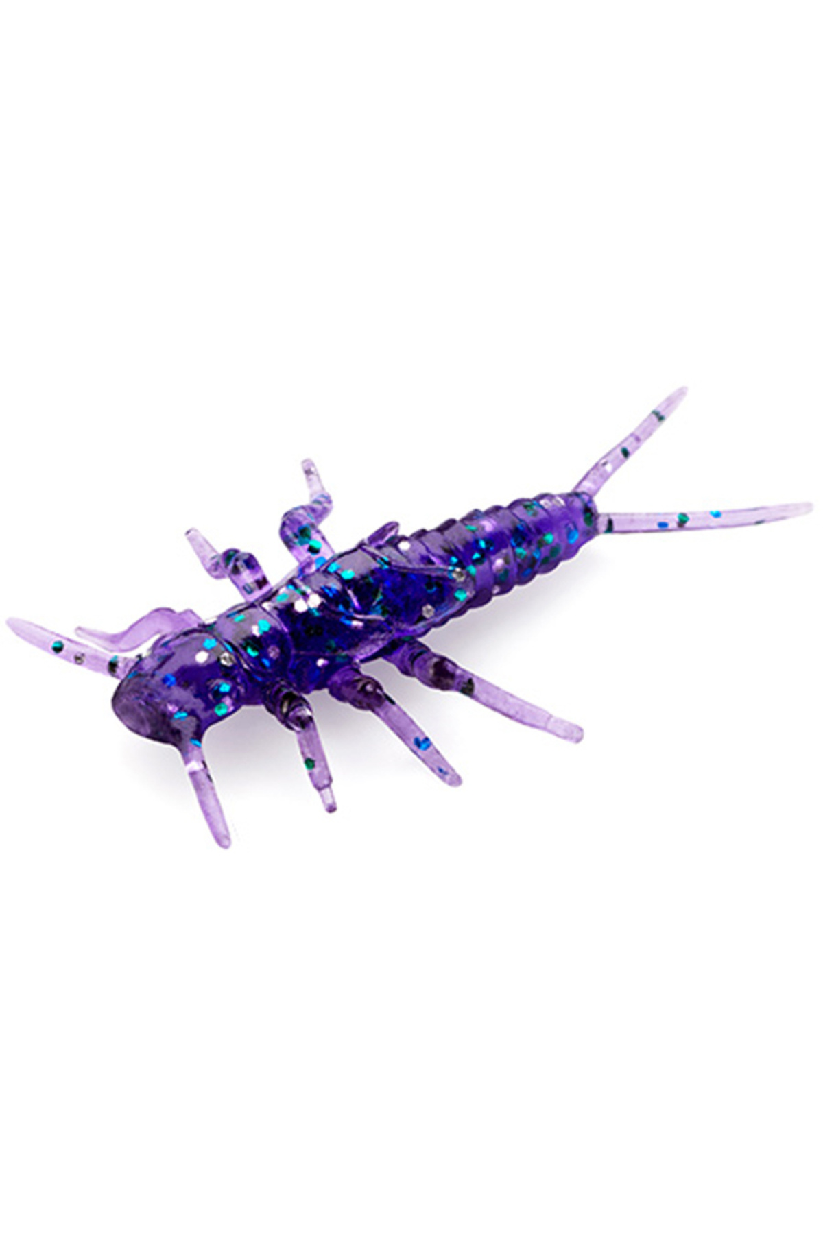 Nălucă - FishUp Stonefly 2.1cm #060 Dark Violet Peacock & Silver 2.1cm #060 Dark Violet Peacock & Silver