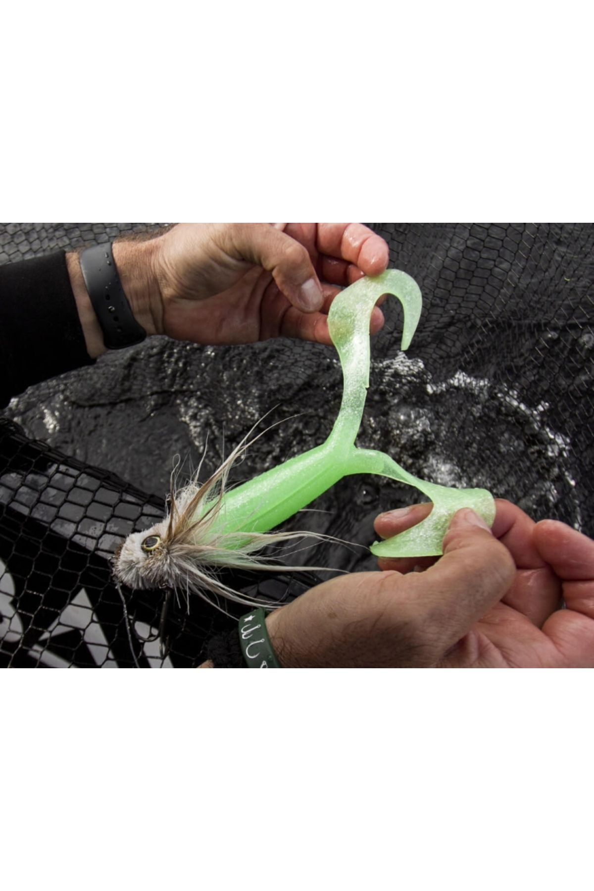 Coada de rezerva Blackbay Blacktail Double S 15cm 40g Silver 15cm 40g Silver [2]