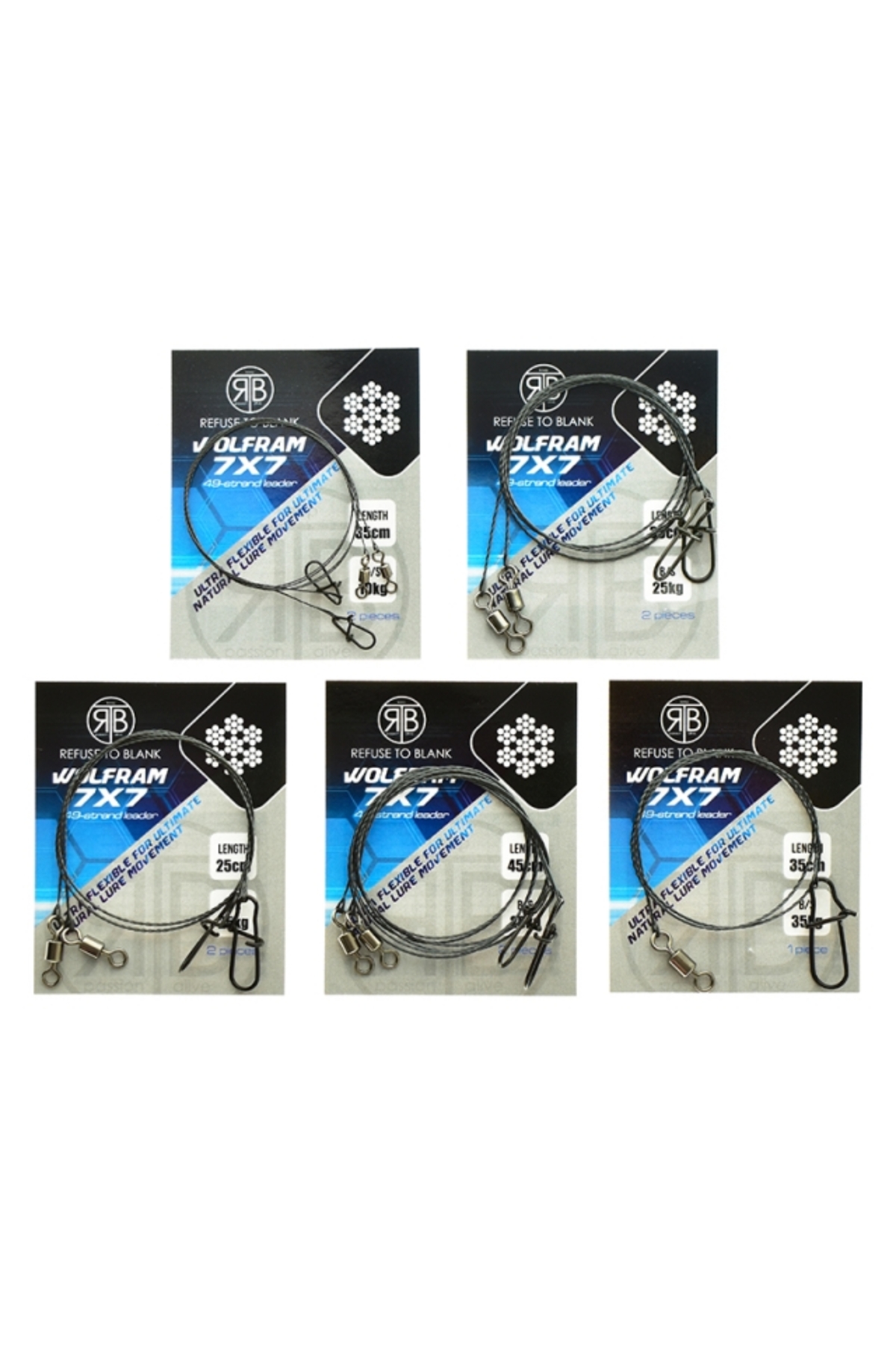 Strune RTB Duo Lock Wolfram Leaders 35cm - 15kg (2pcs) [2]