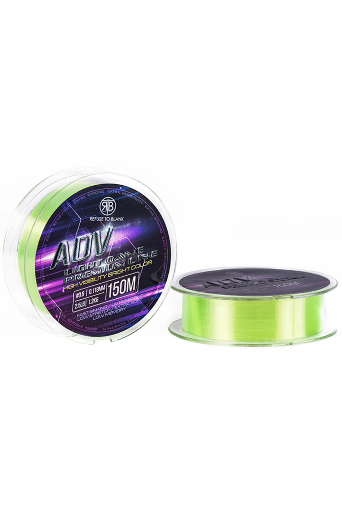Fir - Fir monofilament RTB ADV Light Game Light Yellow 150m 0.118mm - 2.5lb