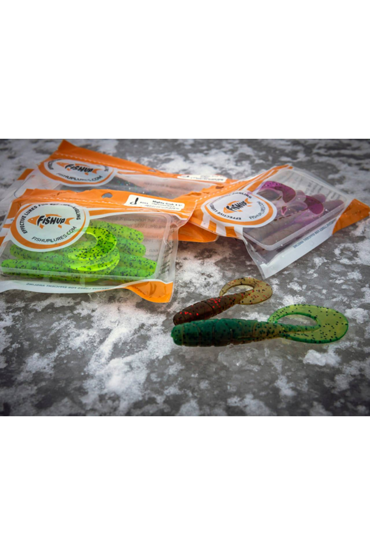 FishUp Mighty Grub 10cm #014 Violet Blue 10cm #014 Violet Blue [2]