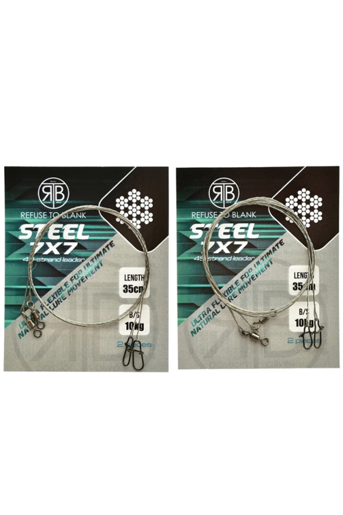 Strune RTB Duo Lock Steel Leaders 35cm - 15kg [1]