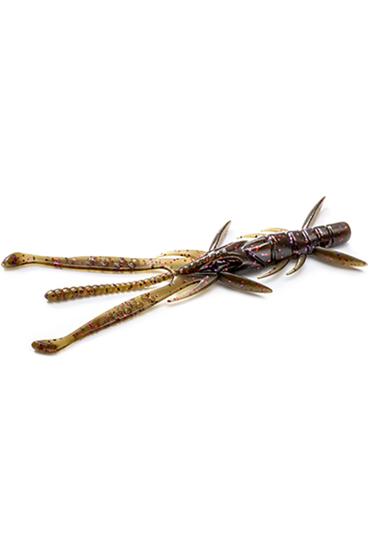 Nălucă - FishUp Shrimp 7.6cm #050 Green Pumpkin Brown Red and Purple 7.6cm #050 Green Pumpkin Brown Red and Purple