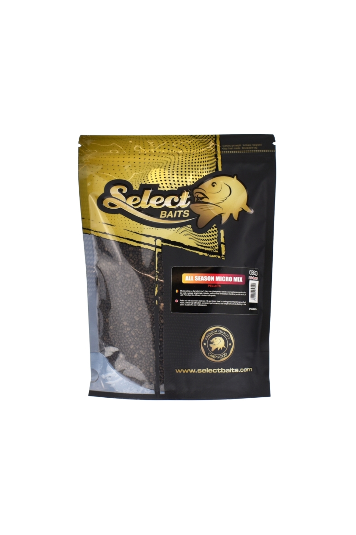 Nălucă - Pelete Select Baits All Season Micro Pellets 800g