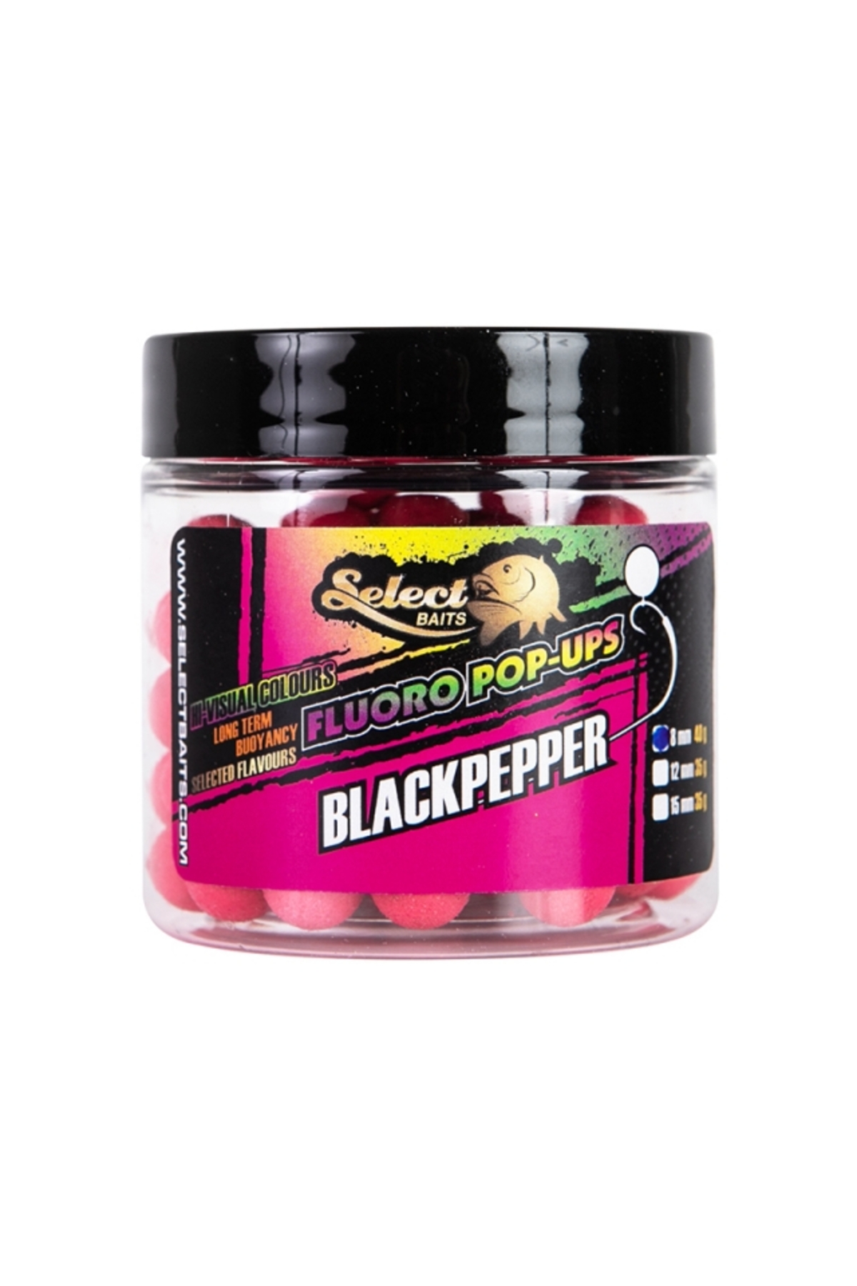 Select Baits pop-up Black Pepper 12mm [2]