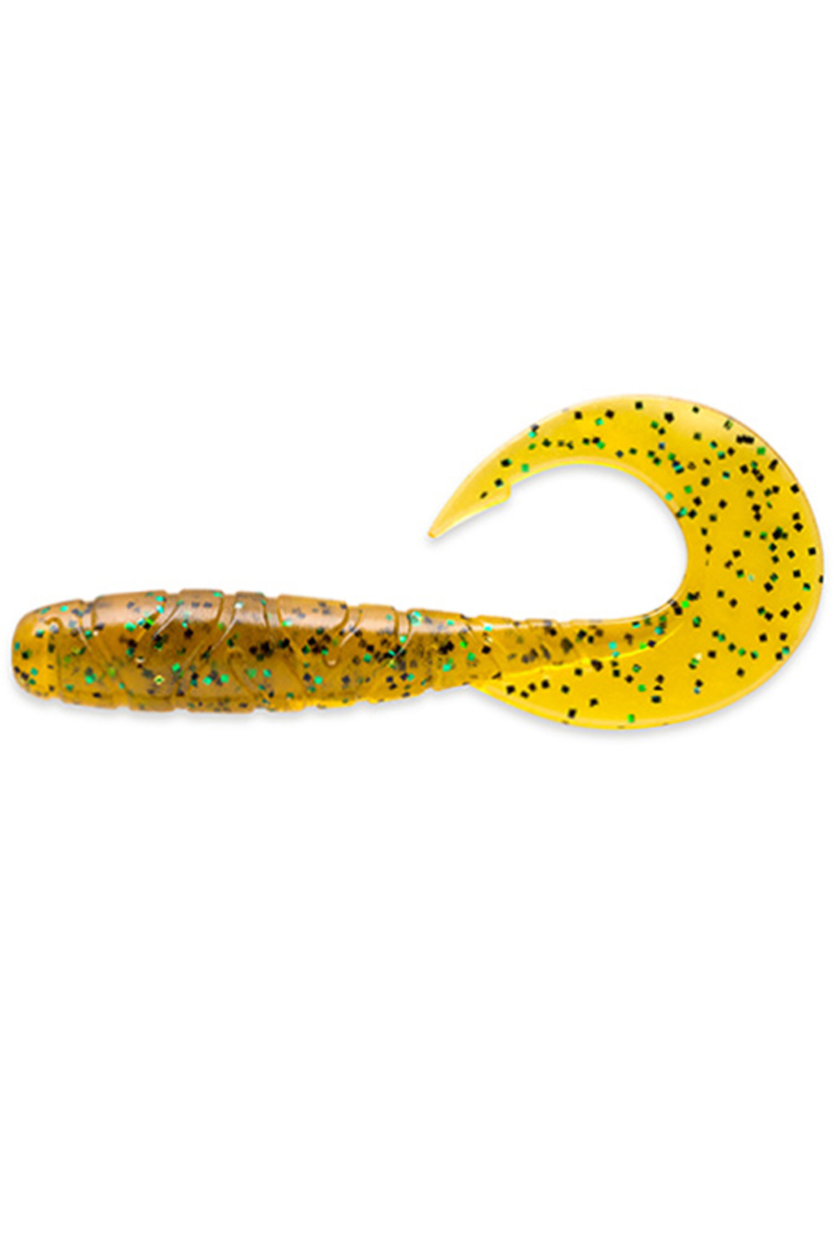 Nălucă - FishUp Mighty Grub 13.3cm #036 Caramel Green Black 13.3cm #036 Caramel Green Black